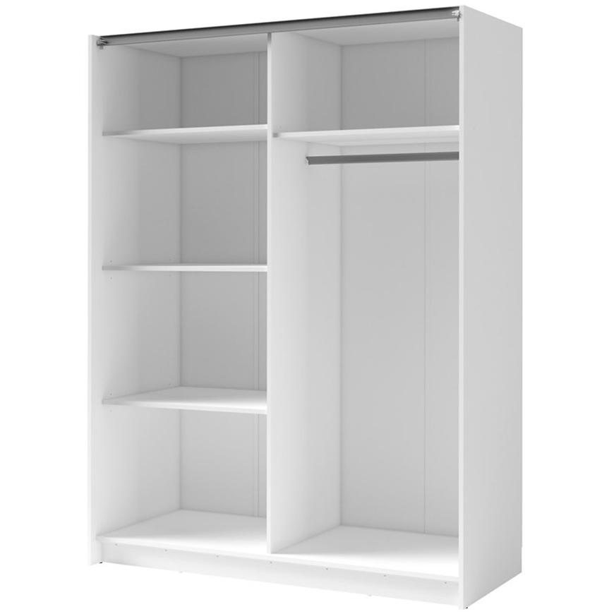 MO Gozo II 10 Sliding Wardrobe 180 cm – White