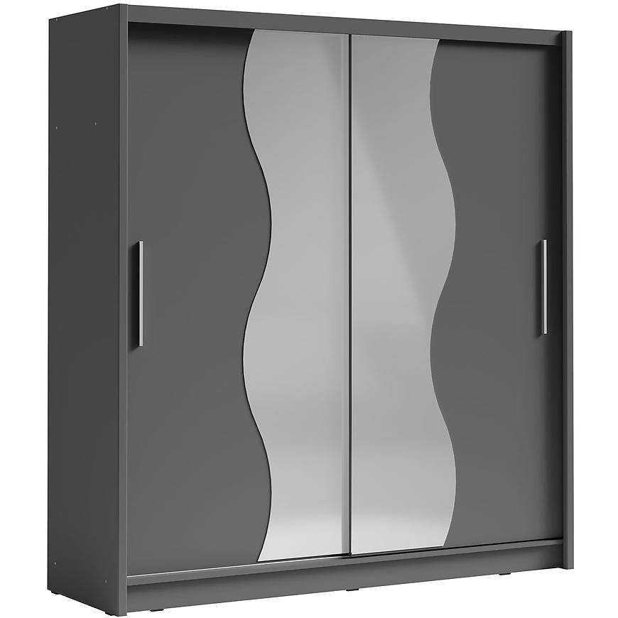 MO Bergamo I Wardrobe – 2D Grey Graphite