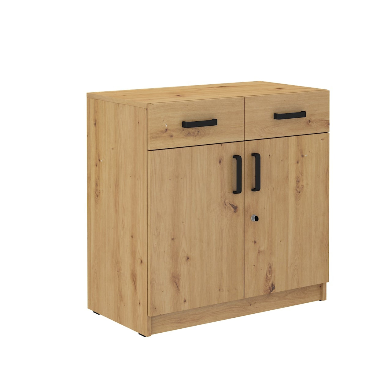 LE Malta 105 2F 2S Lower Cabinet in Artisan Oak