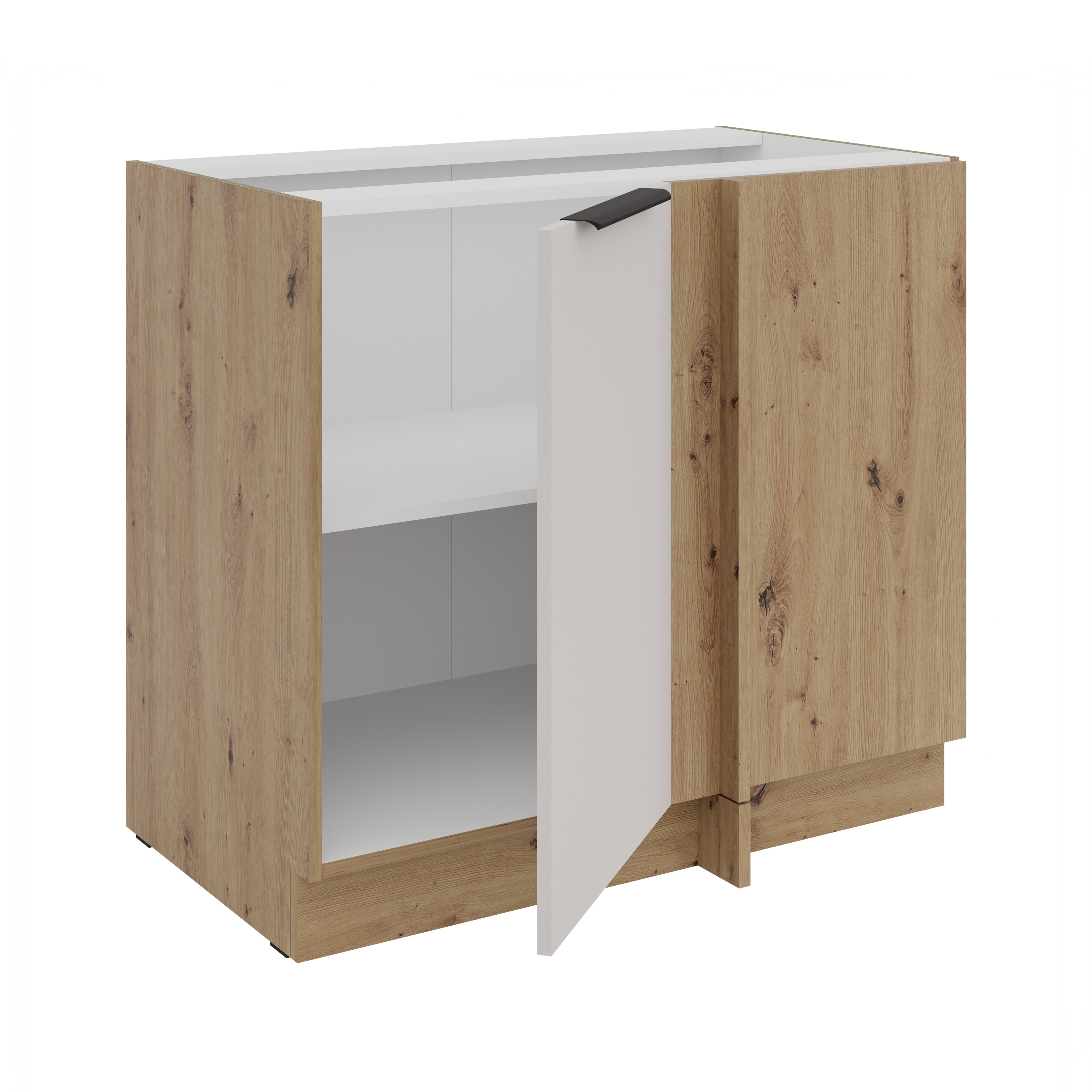 LE Solea Base Cabinet 90x82x52 cm – Cashmere / Artisan Oak