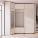 PK Bianco 20 Hallway Wardrobe Set - Upholstered Panels in Various Colours