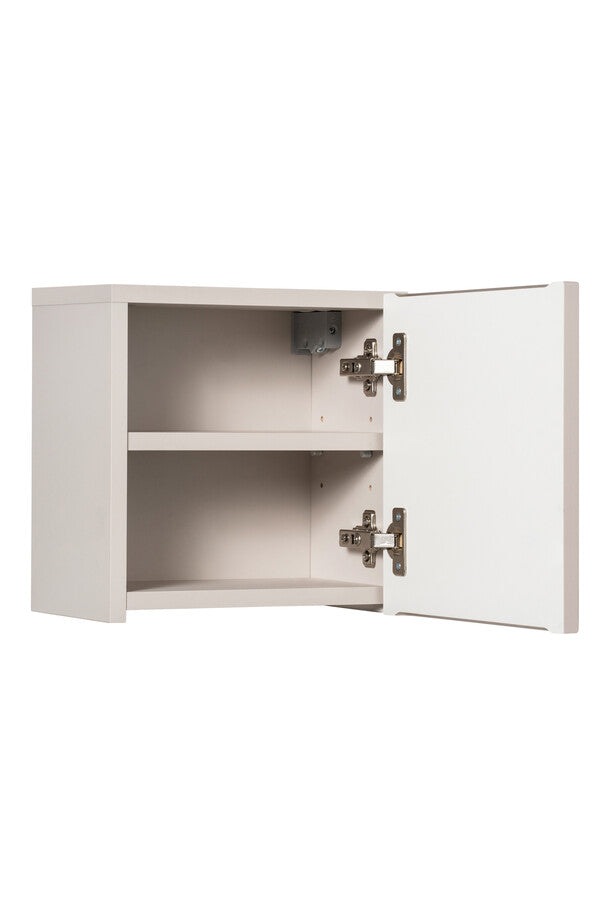 Nova Cashmere Qubik Wall Cabinet 1 Door – Cashmere Matt, 30×30 cm