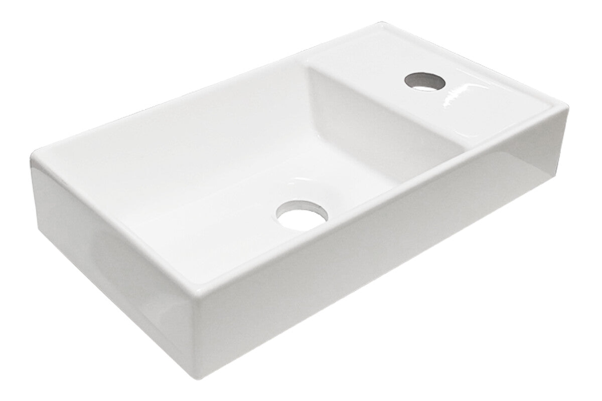Aruba White Vanity Unit – Craft Oak / White Gloss | 40 & 50 cm | Build Your Bathroom