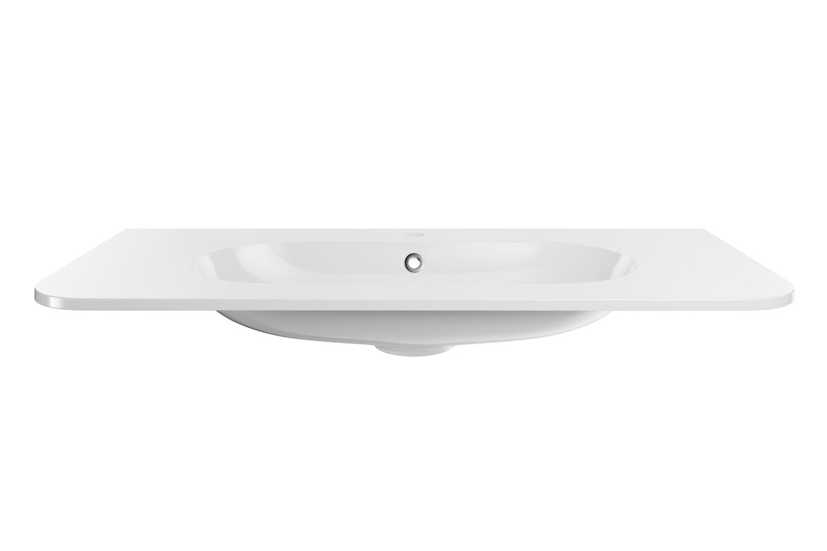 Ovalia Cremona Vanity Unit 80 / 100 / 120 cm – Cremona Oak, 2 Drawers – Configure Your Bathroom