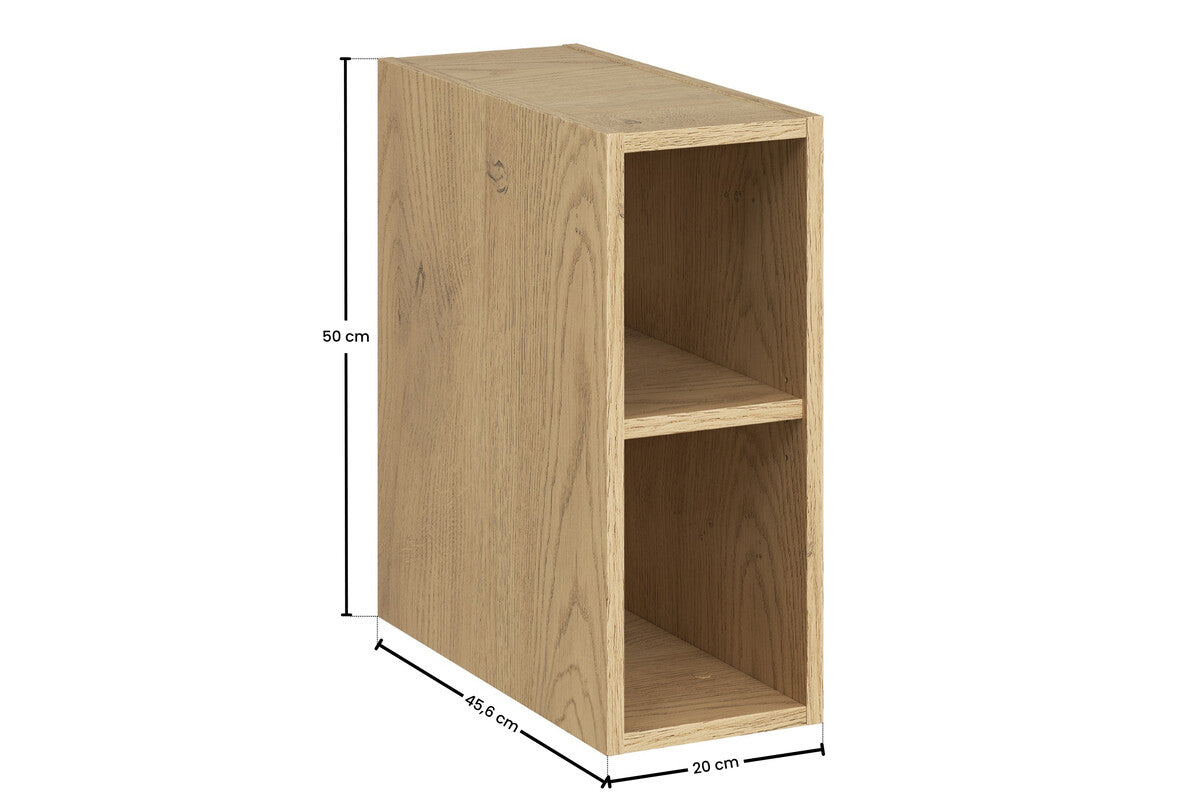 Aster White Bathroom Vanity Unit Set – 120 cm, White Matt & Cremona Oak – Configure Your Bathrom