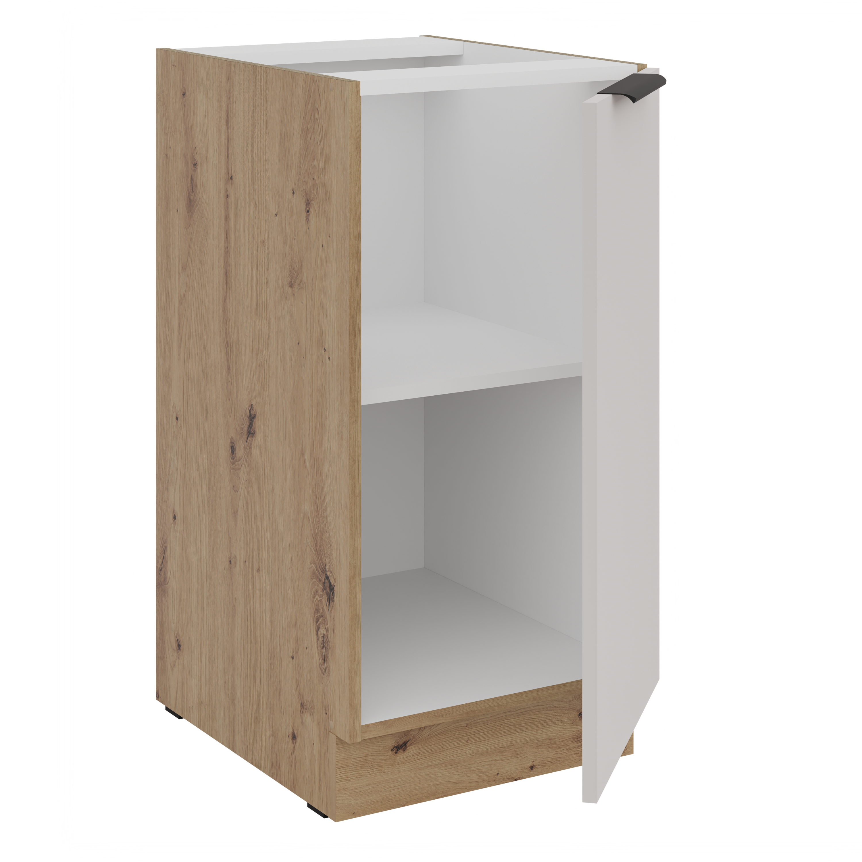 LE Solea Base Kitchen Cabinet 40x82x52 cm – Cashmere / Artisan Oak