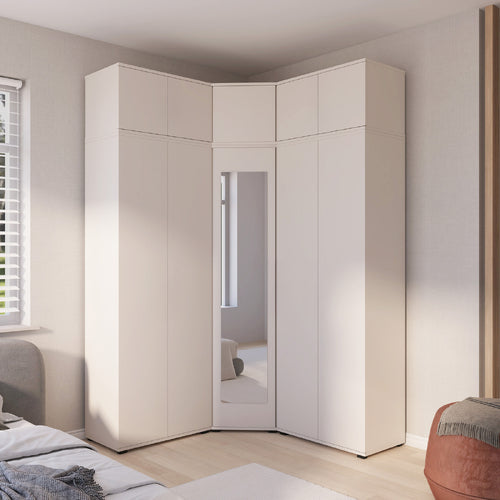 PK Bianco 10 Hallway Wardrobe Set