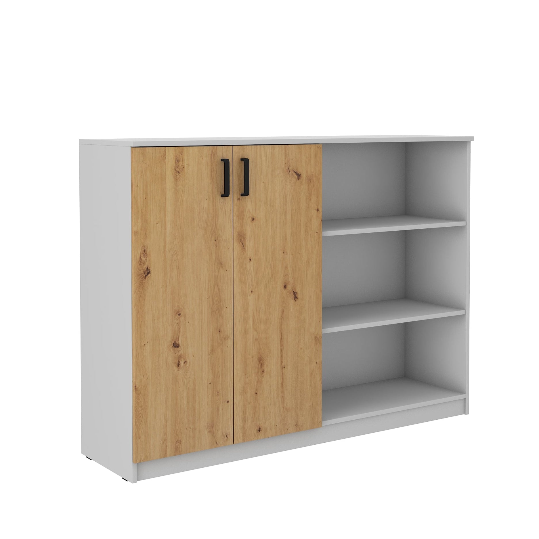 LE Malta 850 2F Sideboard in Artisan Oak & Light Grey