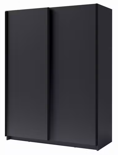 MO Gozo II 10 Sliding Wardrobe 180 cm – Black