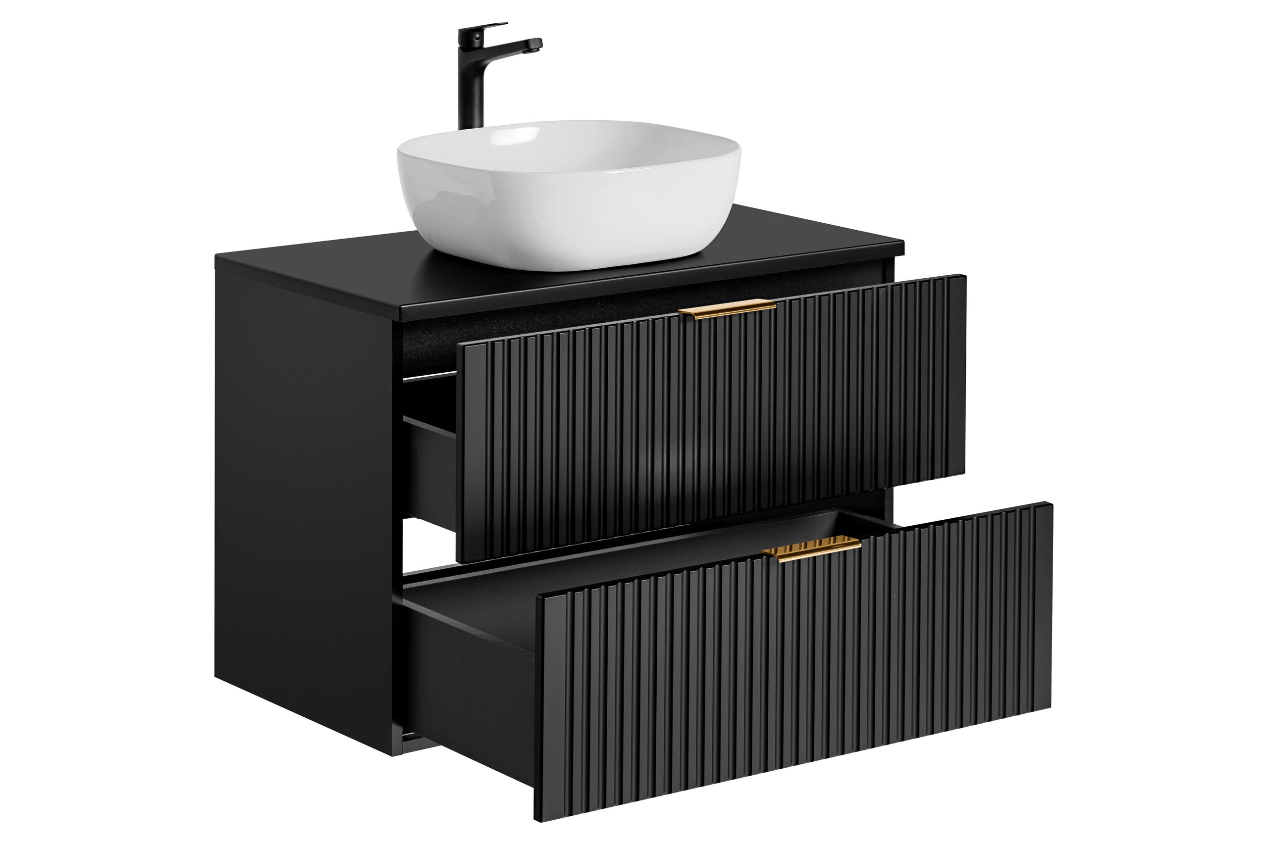 Adel Black Bathroom Smile 80 cm SET-ADB B