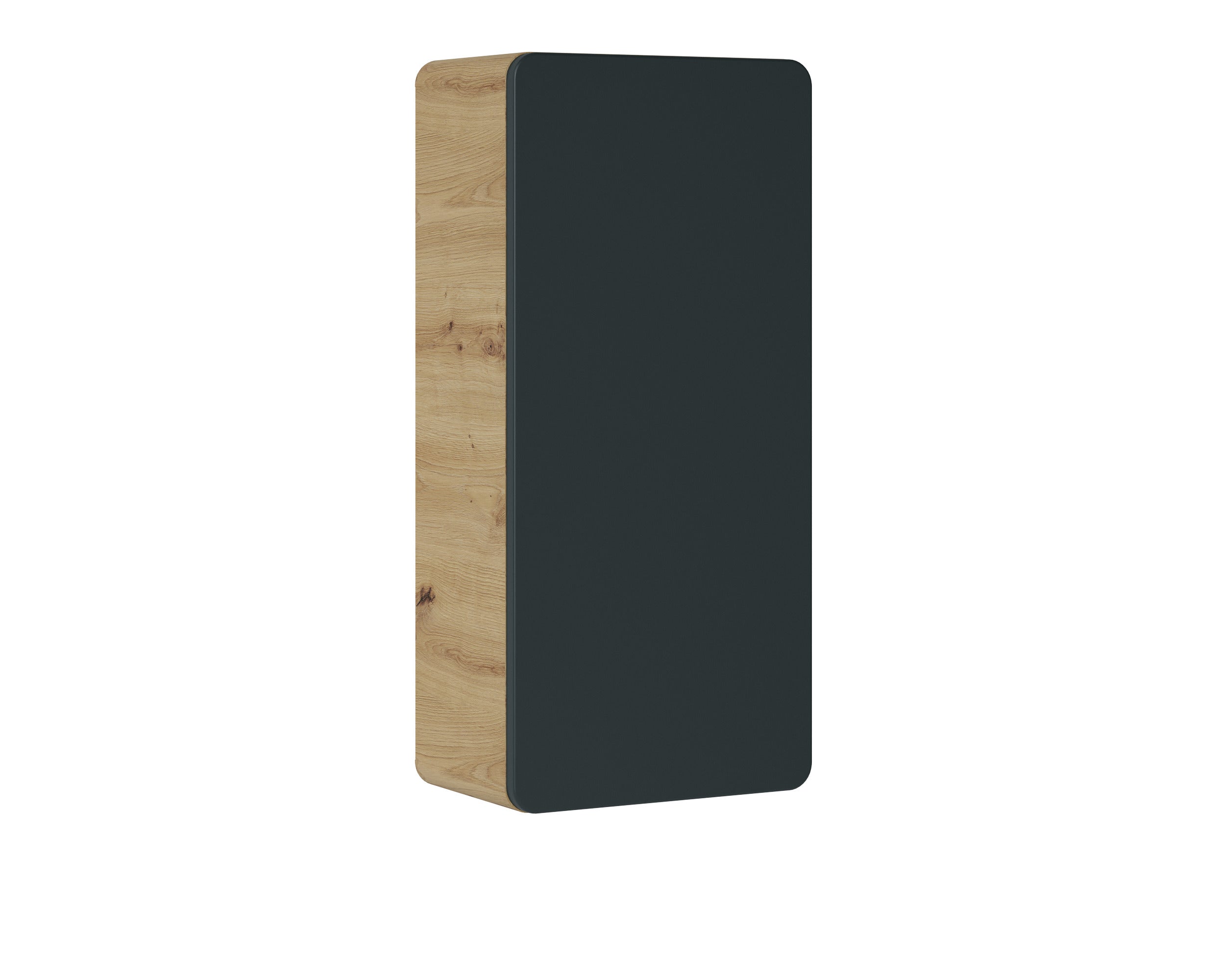 ARUBA COSMOS 830 FSC – Side Cabinet 35 cm, 1 Door, Craft Oak / Cosmos Grey