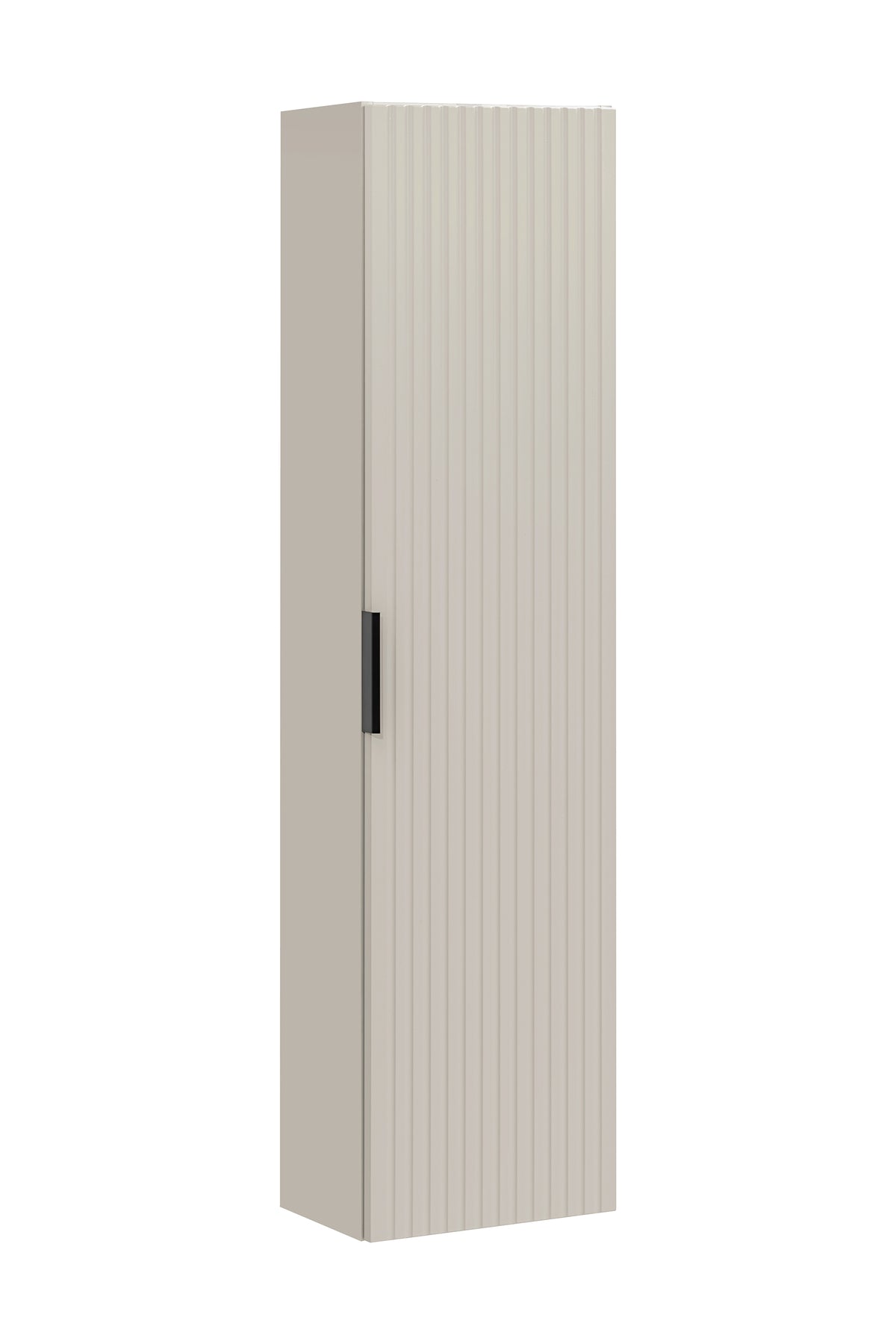 Adel Cashmere Tall Cabinet 1 Door – Cashmere, 35x25x140 cm