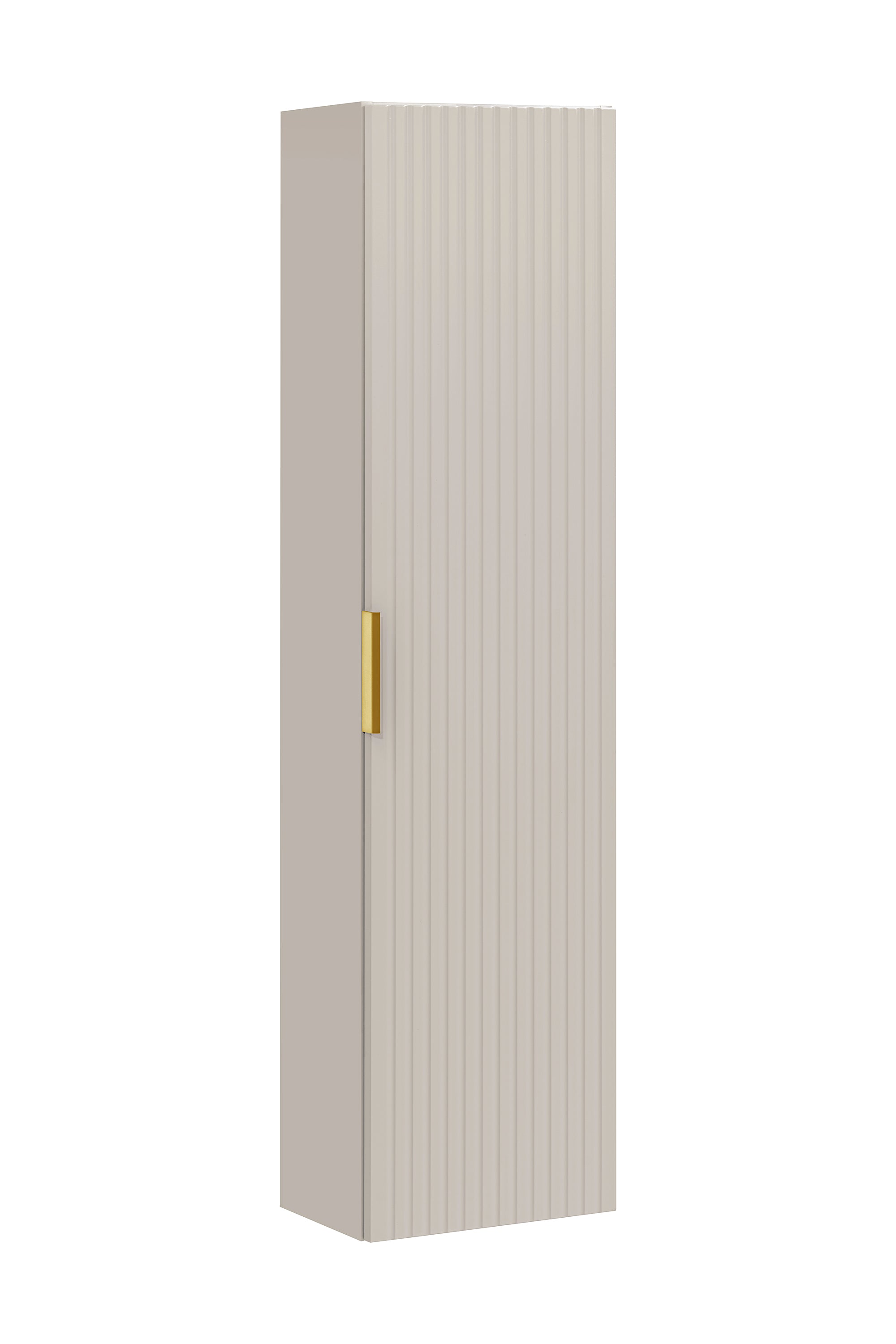 Adel Cashmere Gold Handle Bathroom with High Cabinet Smile 80 cm SET-ADC B