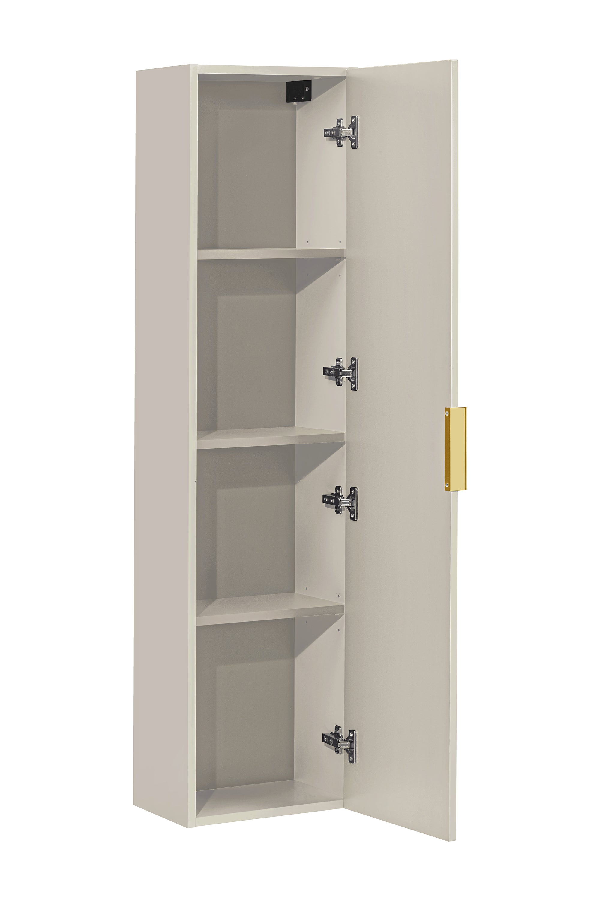 Adel Cashmere Tall Cabinet 1 Door – Cashmere, 35x25x140 cm