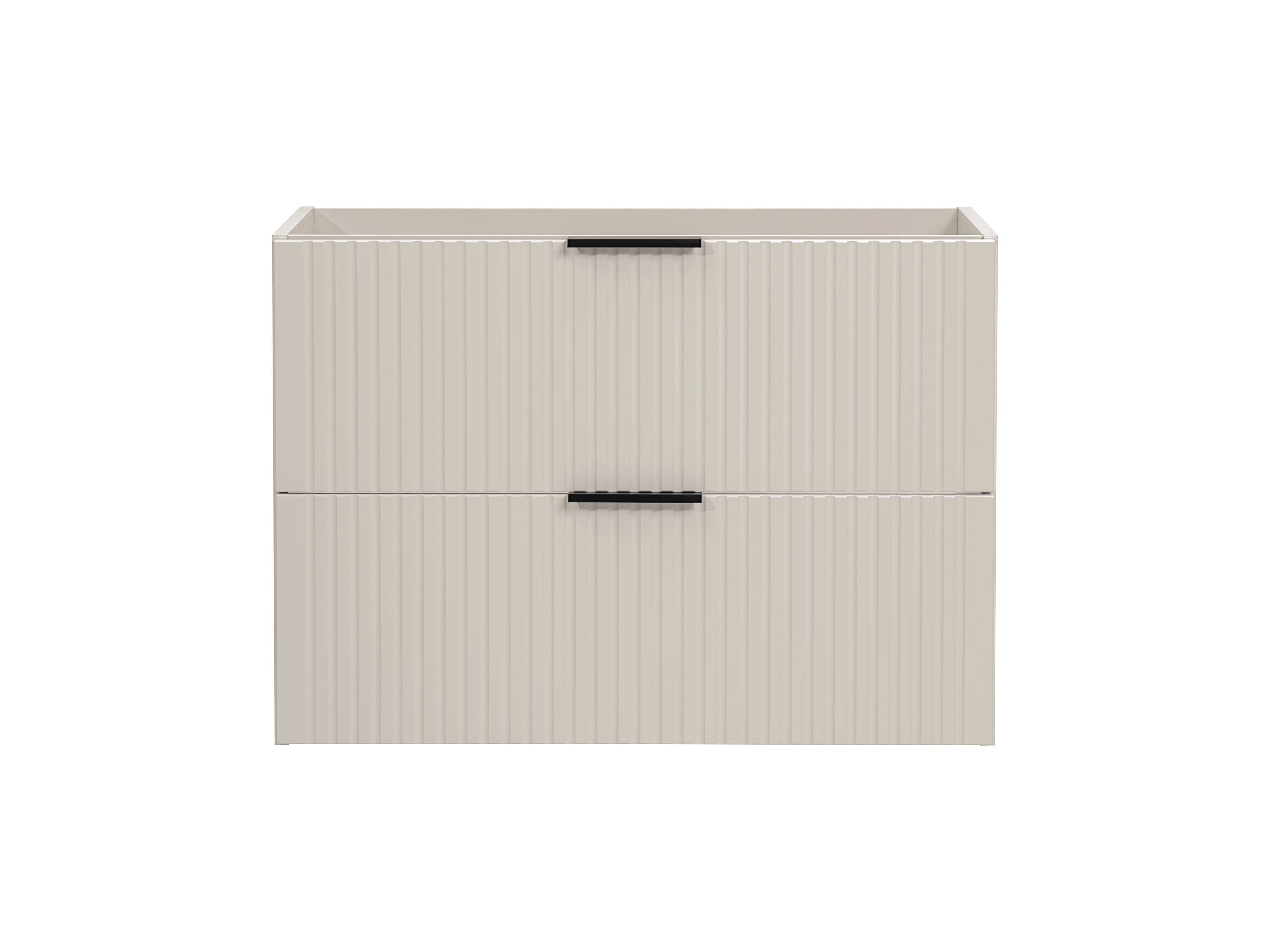 Adel Cashmere Black Handle Bathroom Sett 80 cm Smile SSET-ADC B WOTAN