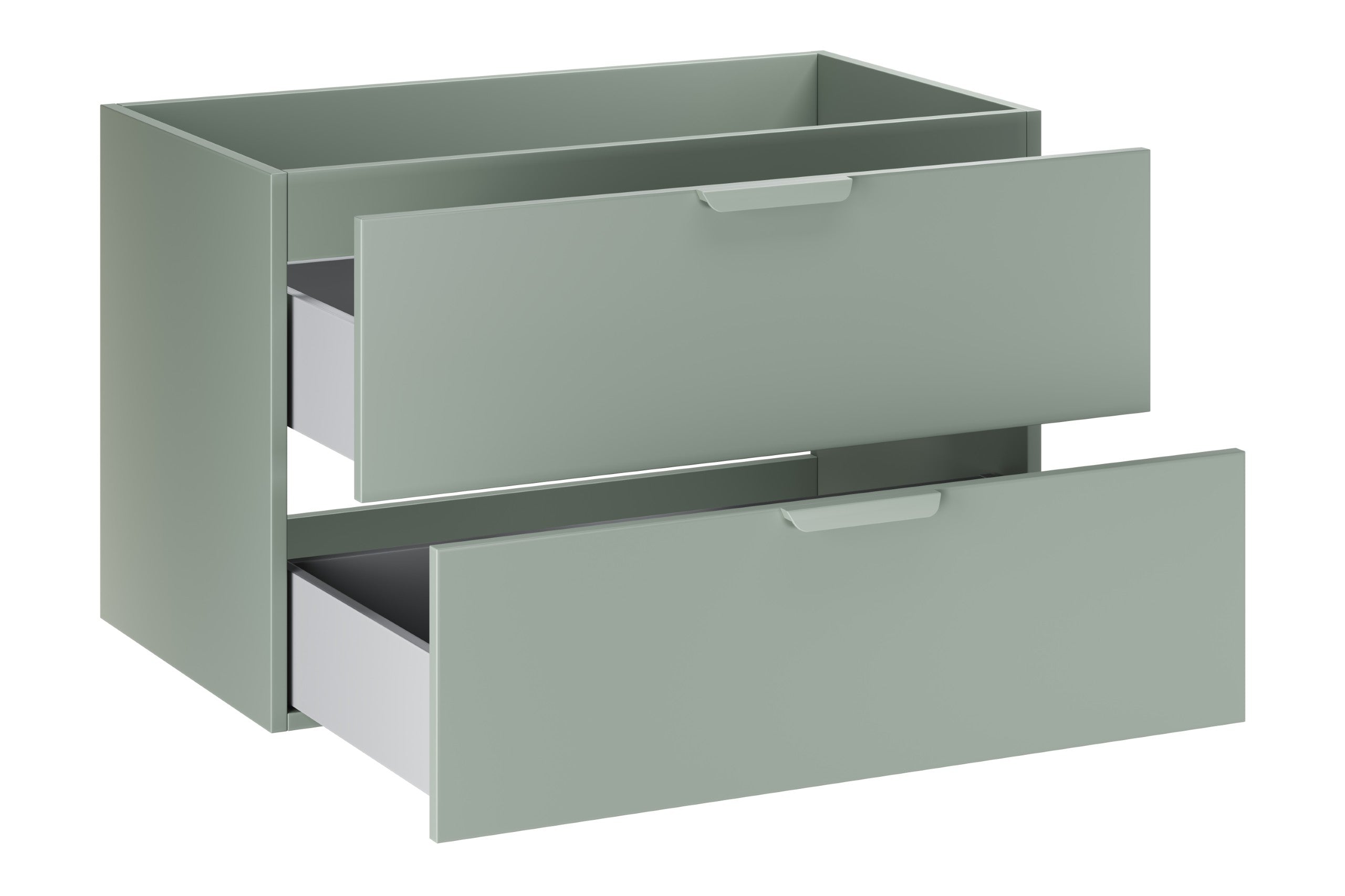 Aster Green Bathroom Vanity Unit Set – 100 cm, Aloes Matt & Cremona Oak – Configure Your Bathroom
