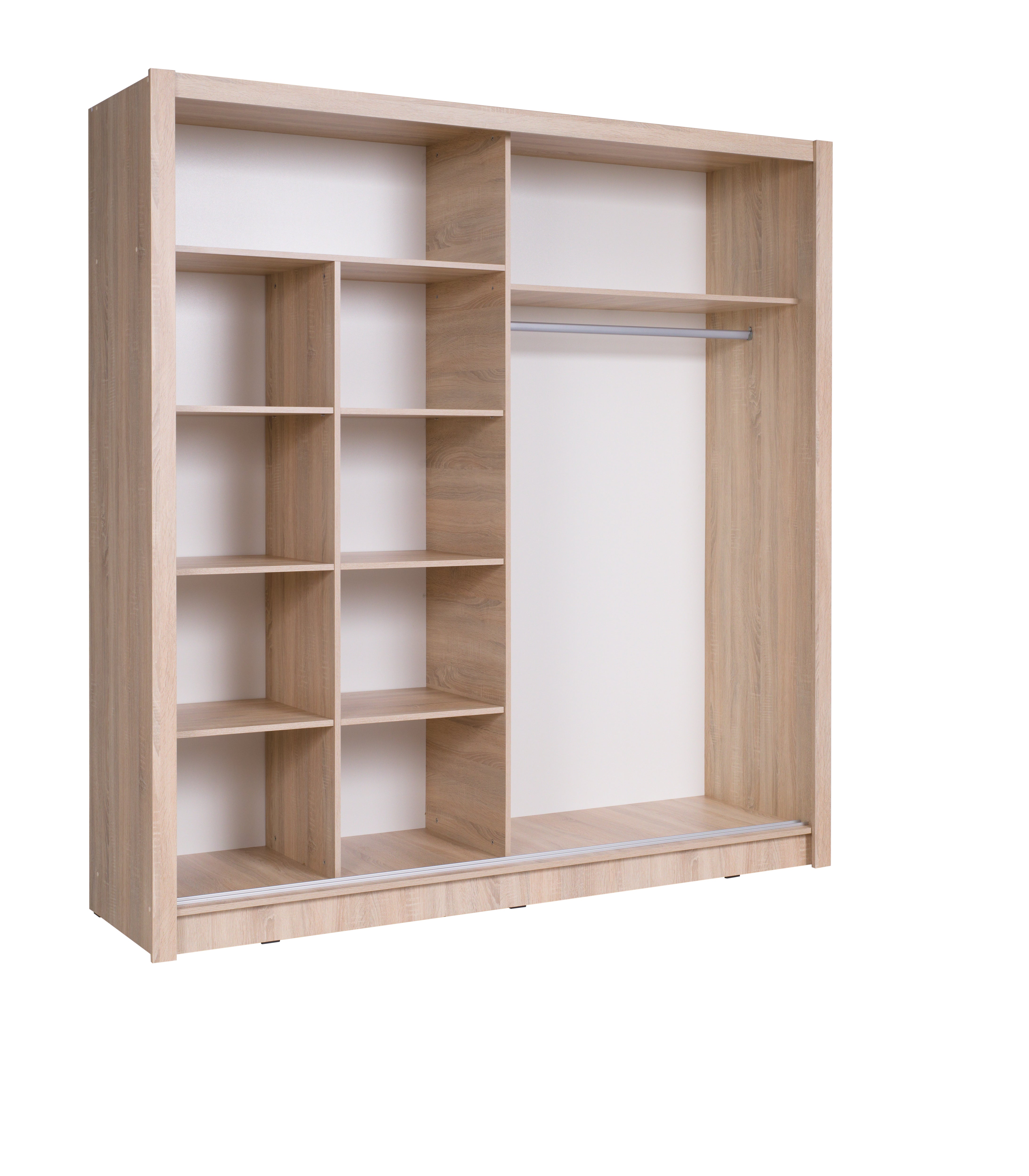 MO Baku 10 - Sliding Door Wardrobe 155 cm - Sonoma Oak