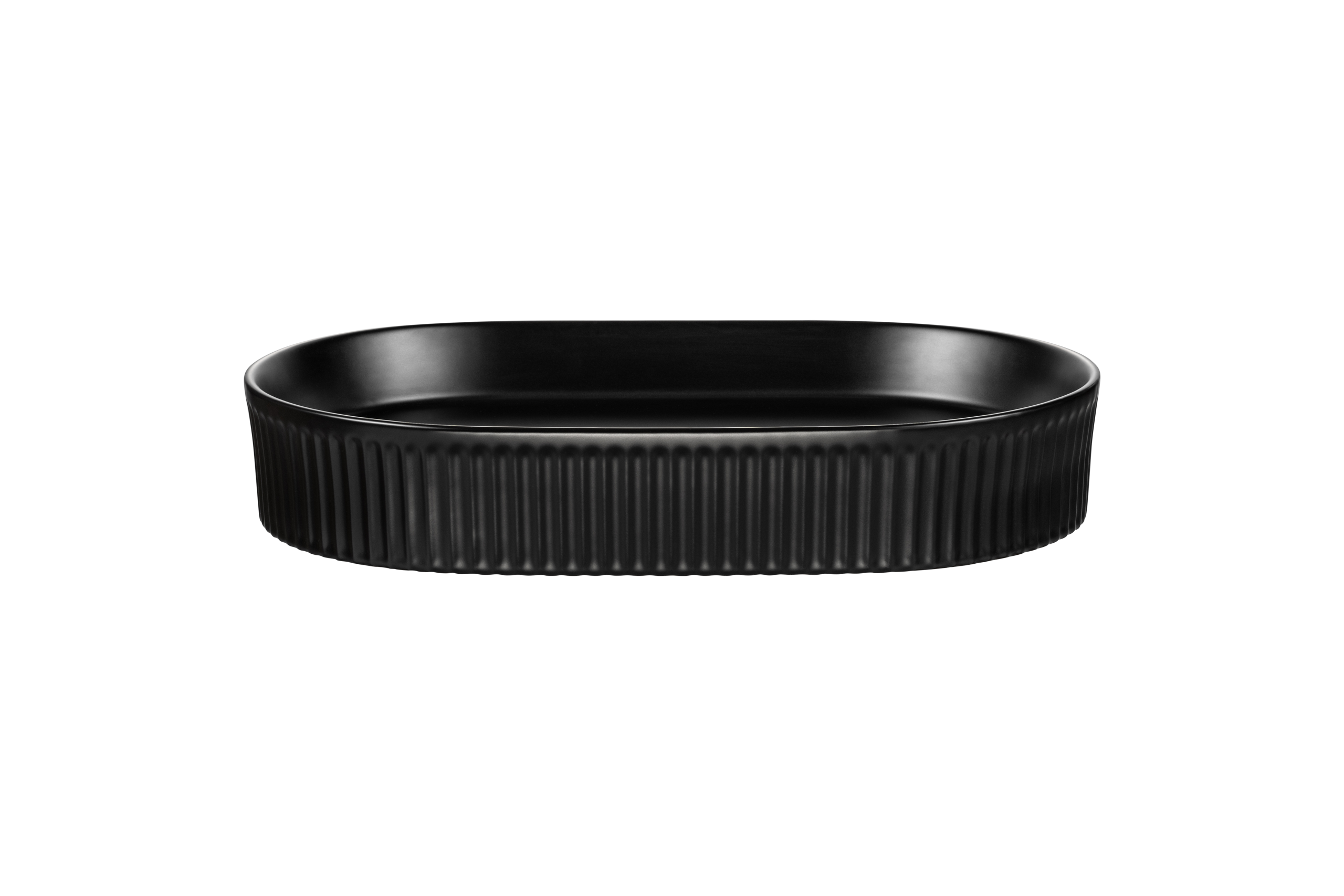 Beyond 3 Black Matt Countertop Basin – Ceramic, 56 cm