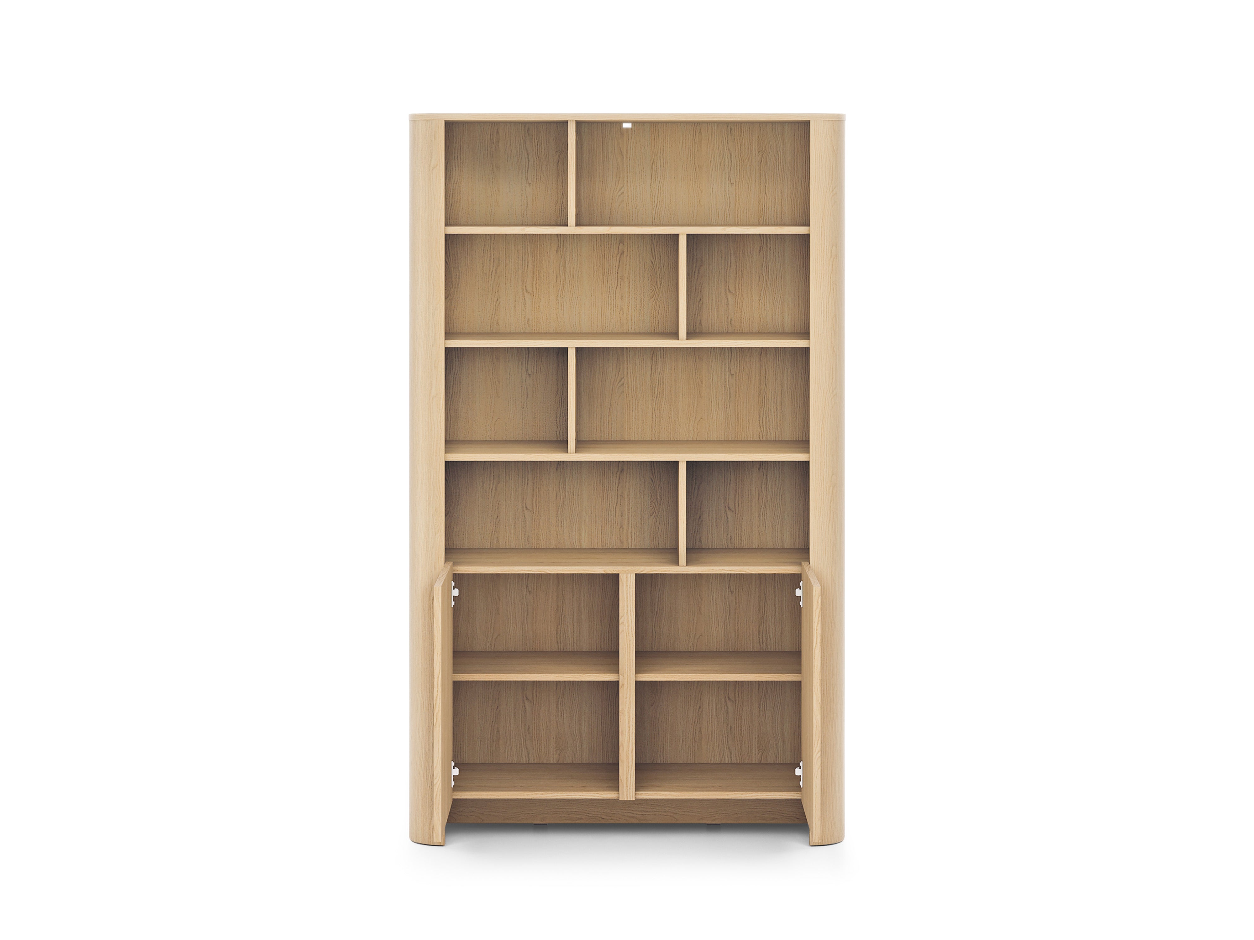 PI Bari Bookcase – Vicenza Oak Finish