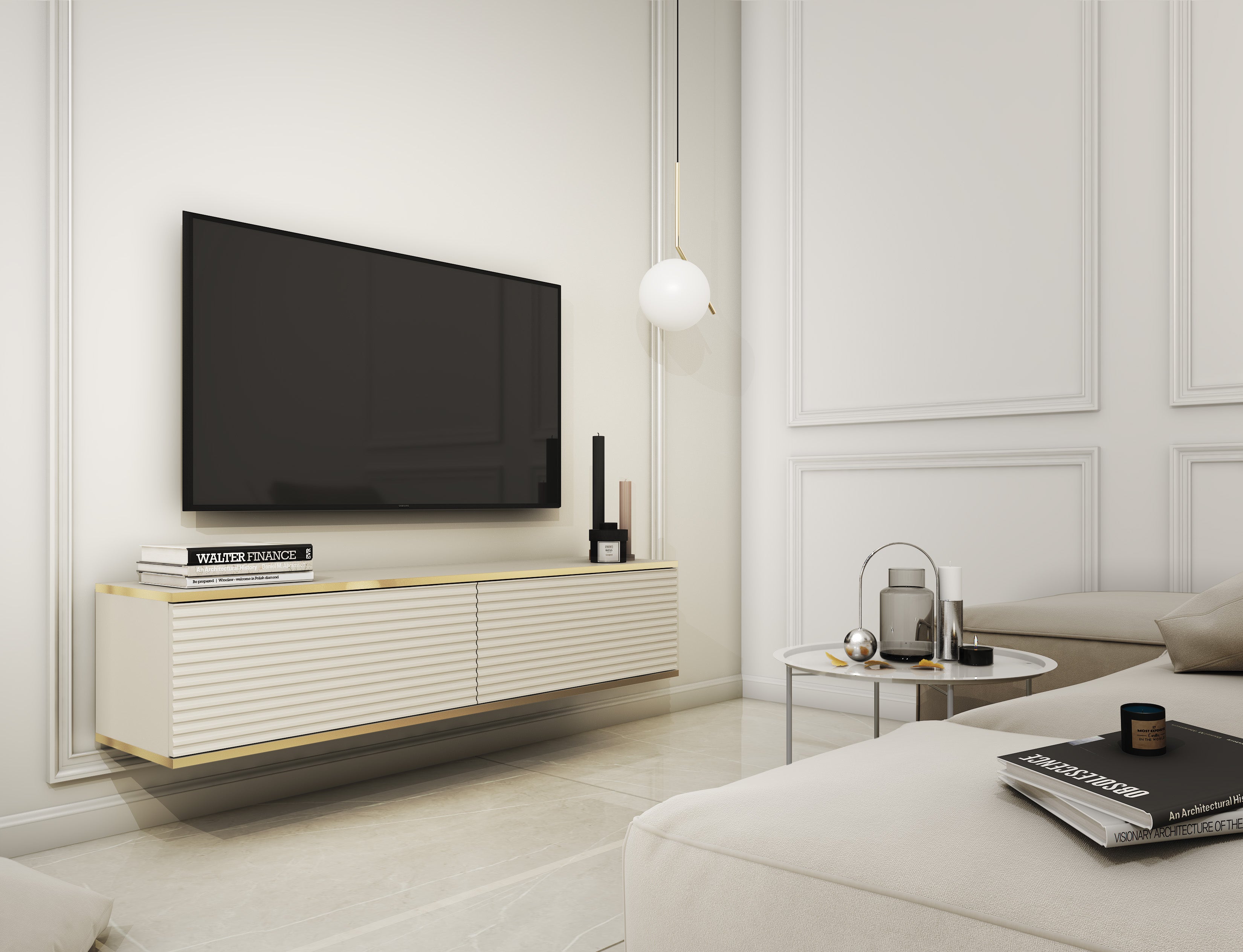 Oro TV Stand 135 - Fresh Design with Versatile Configuration