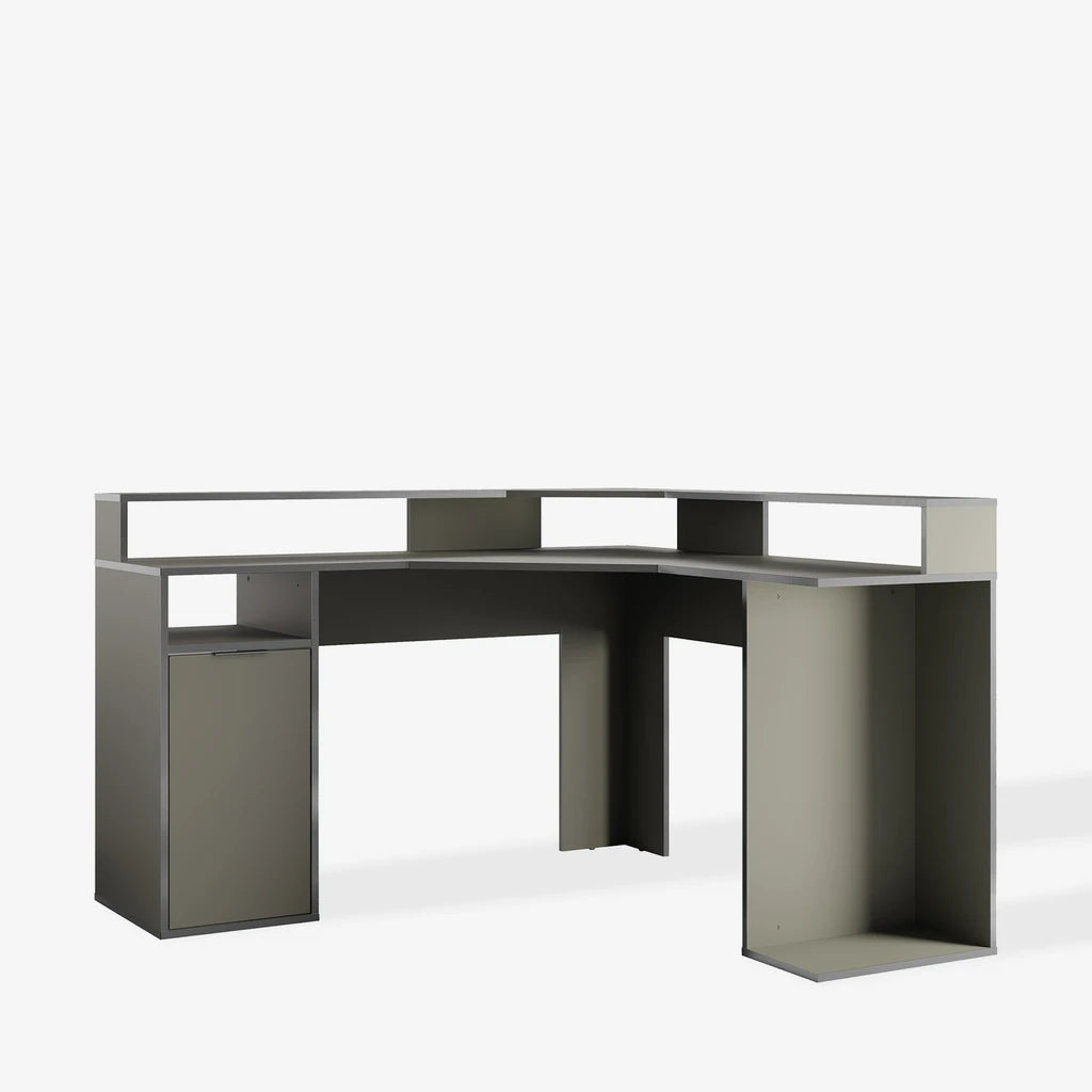 MO Carbon Corner Desk - Gray