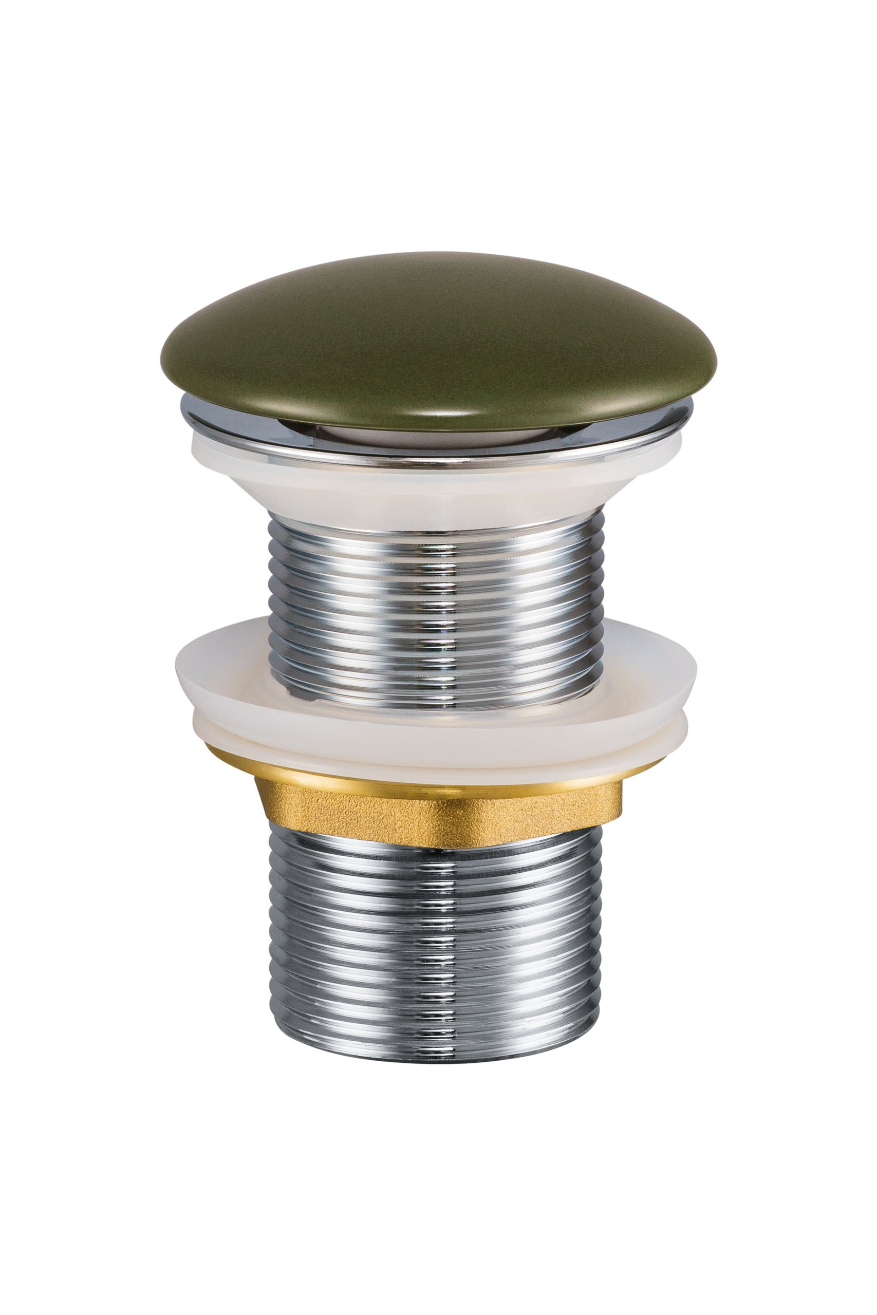 Click-Clack Basin Waste – Matt Forest Green, T201MFG-3