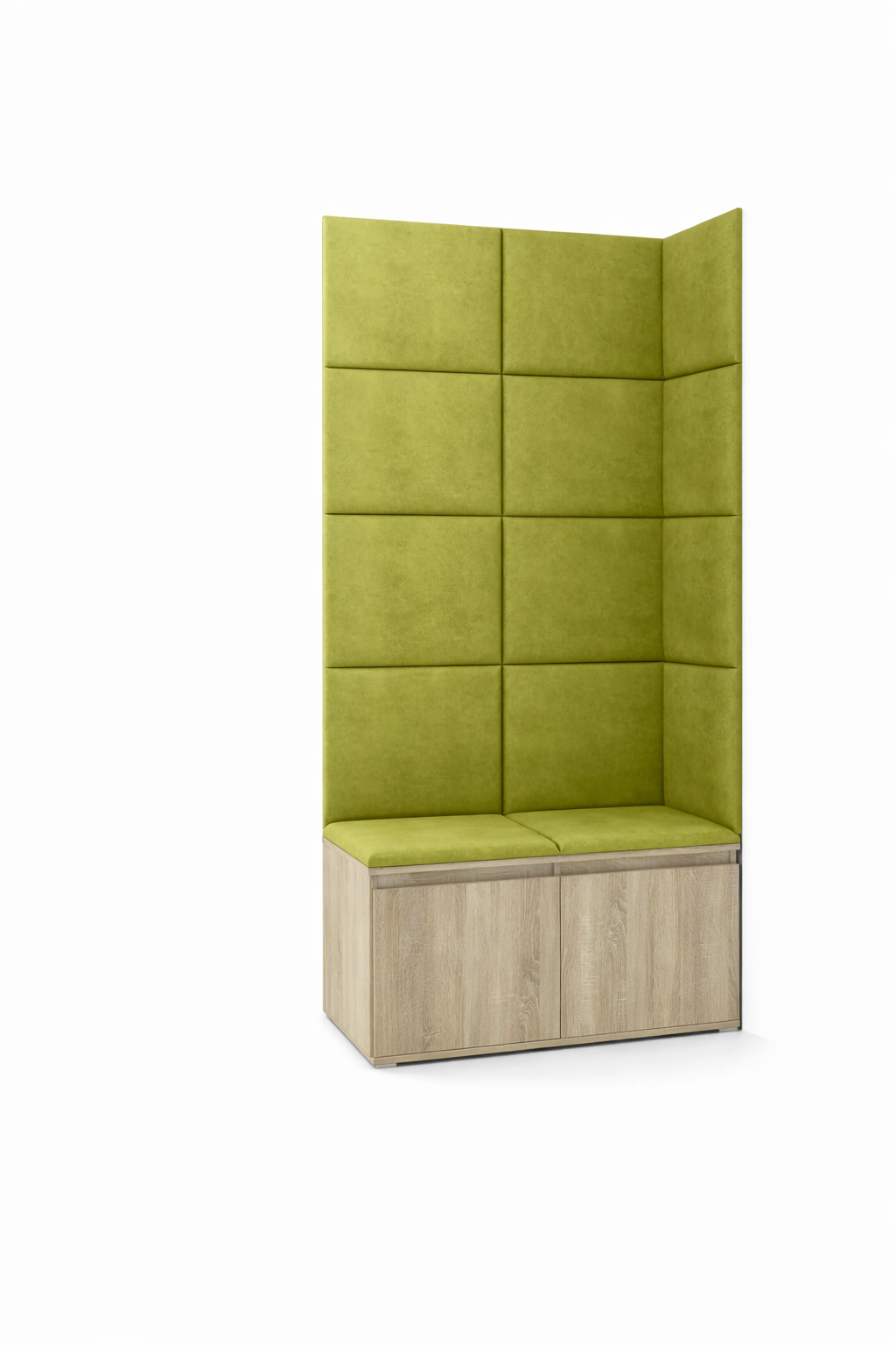 PK Emi 2 Hallway Wardrobe Sonoma - Upholstered Panels in Various Colours