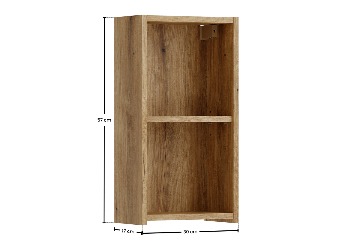 Open Wall Shelf – Oak Coast Evoke, 30 cm