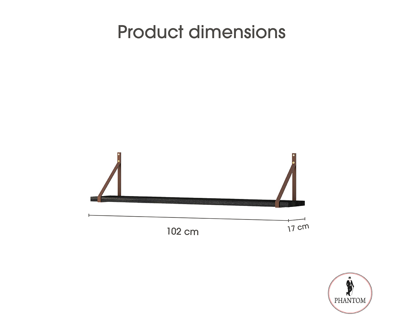 Dark Shelf - Stylish Wall Shelf with Modern Touch