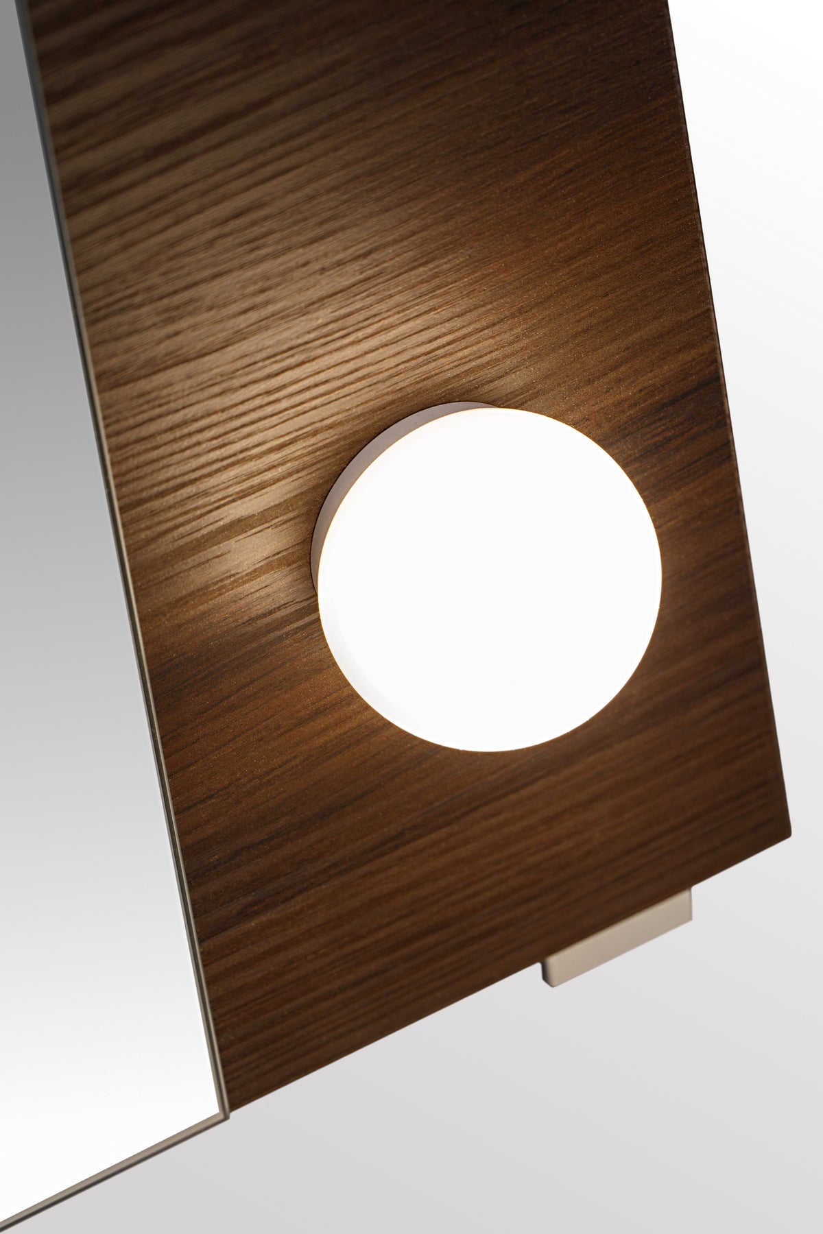 Dorothy Ristretto LED Mirror 60 cm – Ristretto Oak, Hollywood Bulb Lights