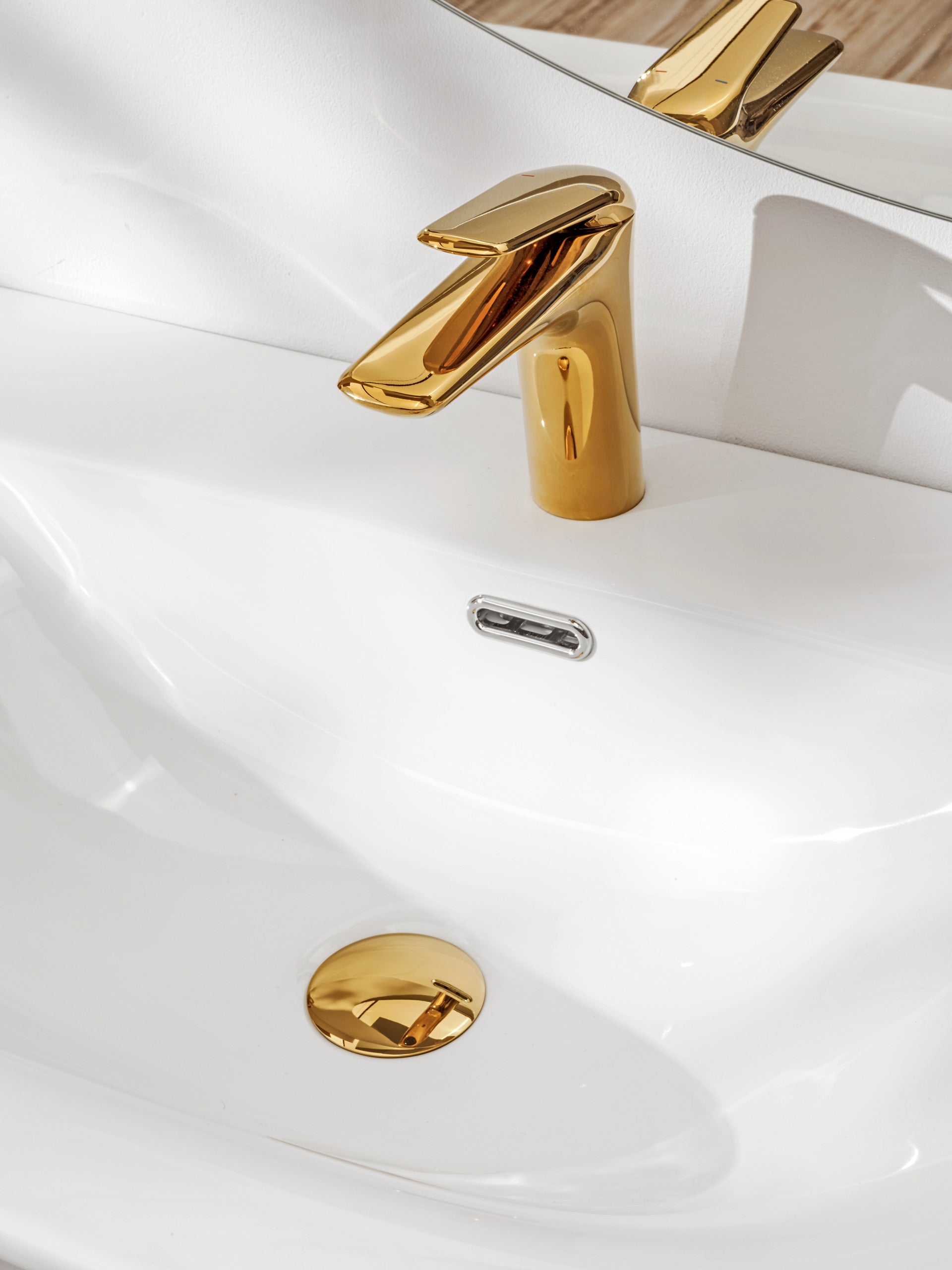 Click-Clack Basin Waste – Gold Gloss, T201G-3