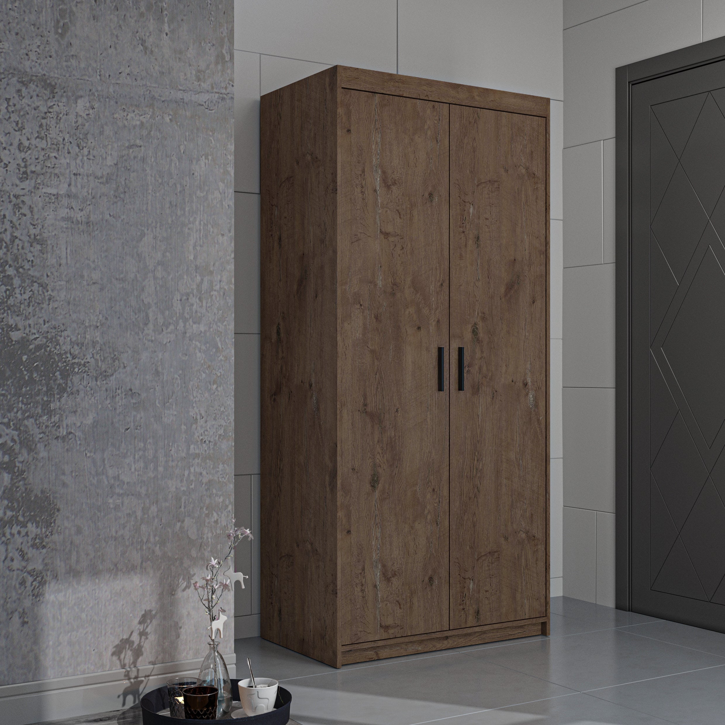 LE Elena 2D DL02 Wardrobe in Lefkas Oak