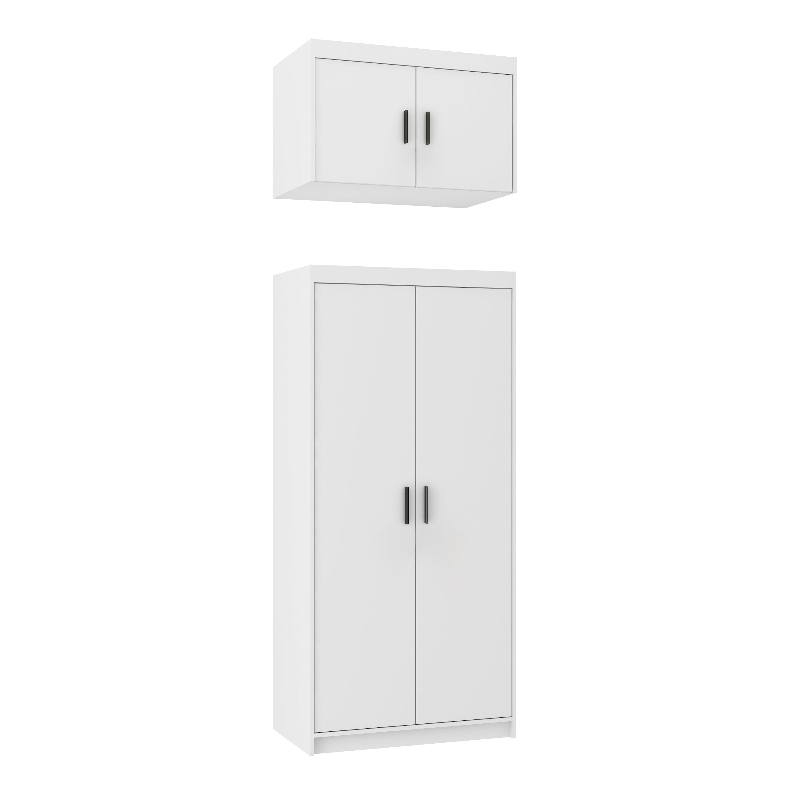 LE Elena 2D NAELDL02 Overhead Cabinet in White