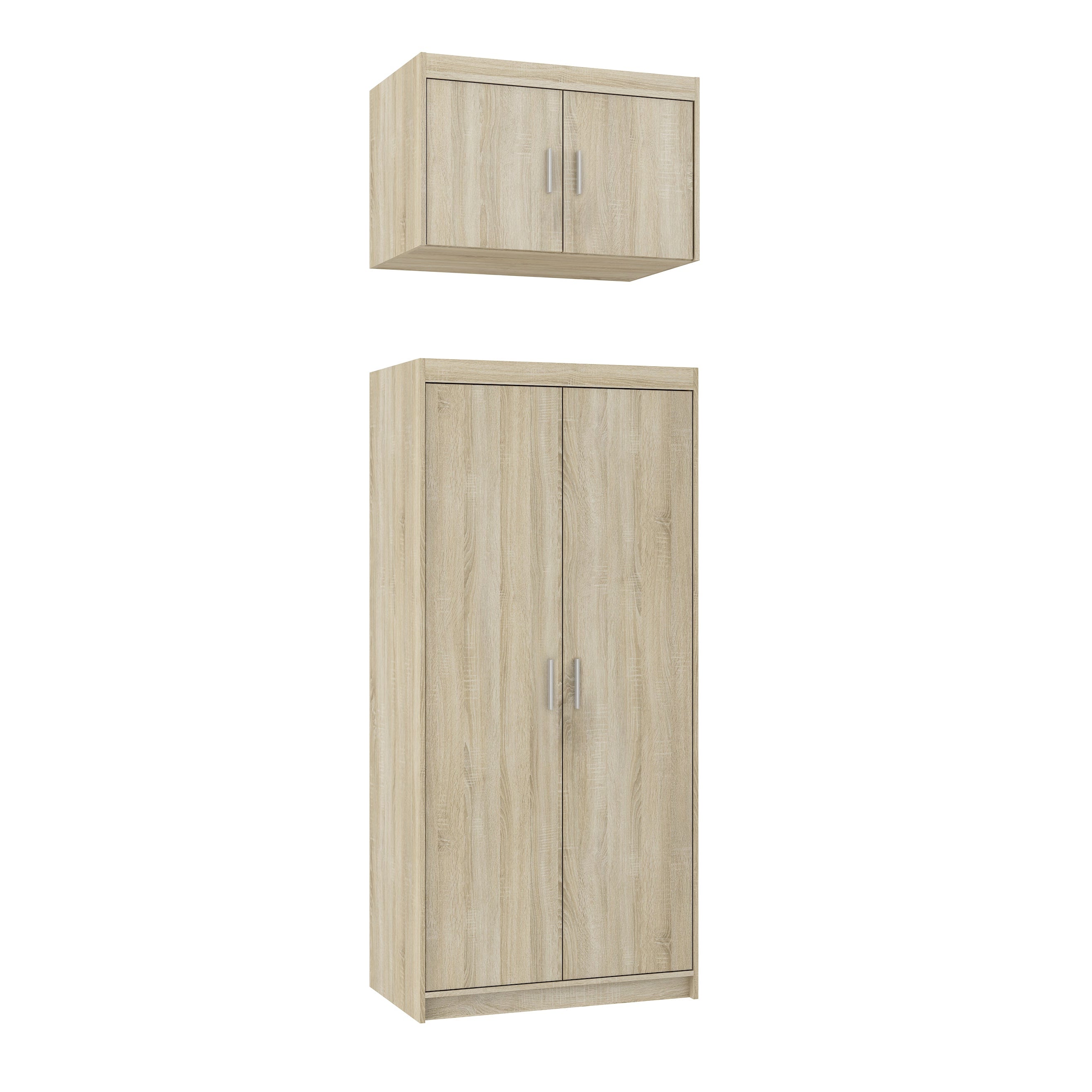 LE Elena 2D NAELDL02 Overhead Cabinet in Sonoma Oak