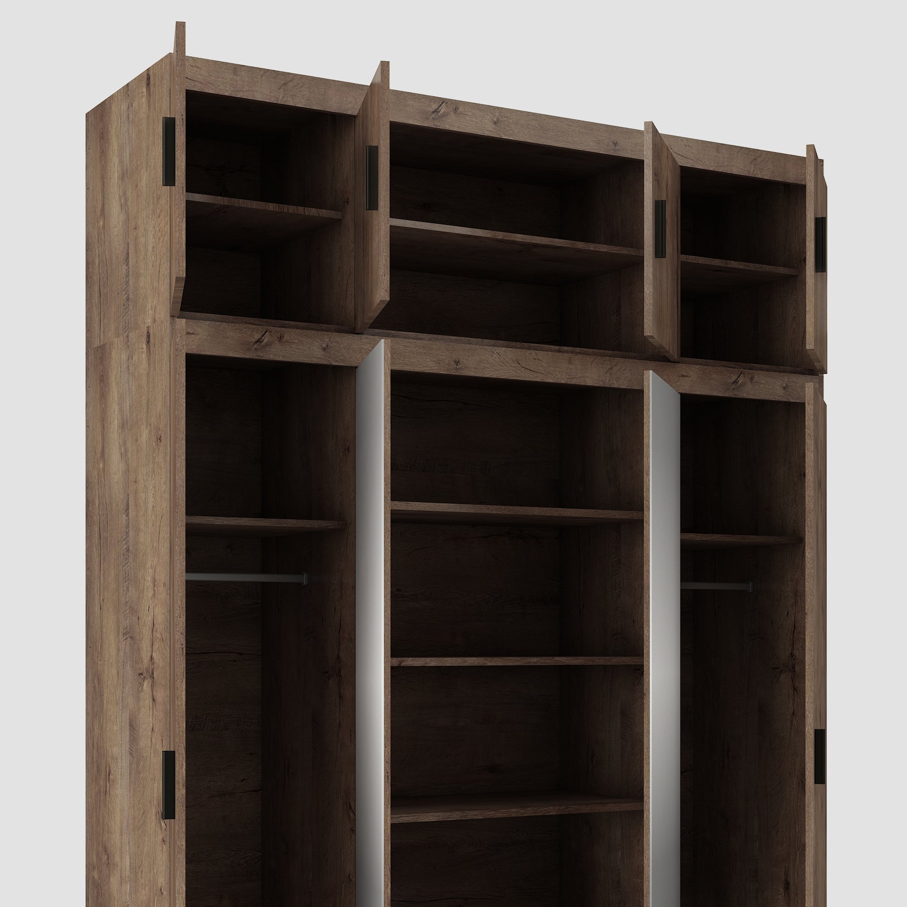 LE Elena 4D NAELSO04 Overhead Cabinet in Lefkas Oak