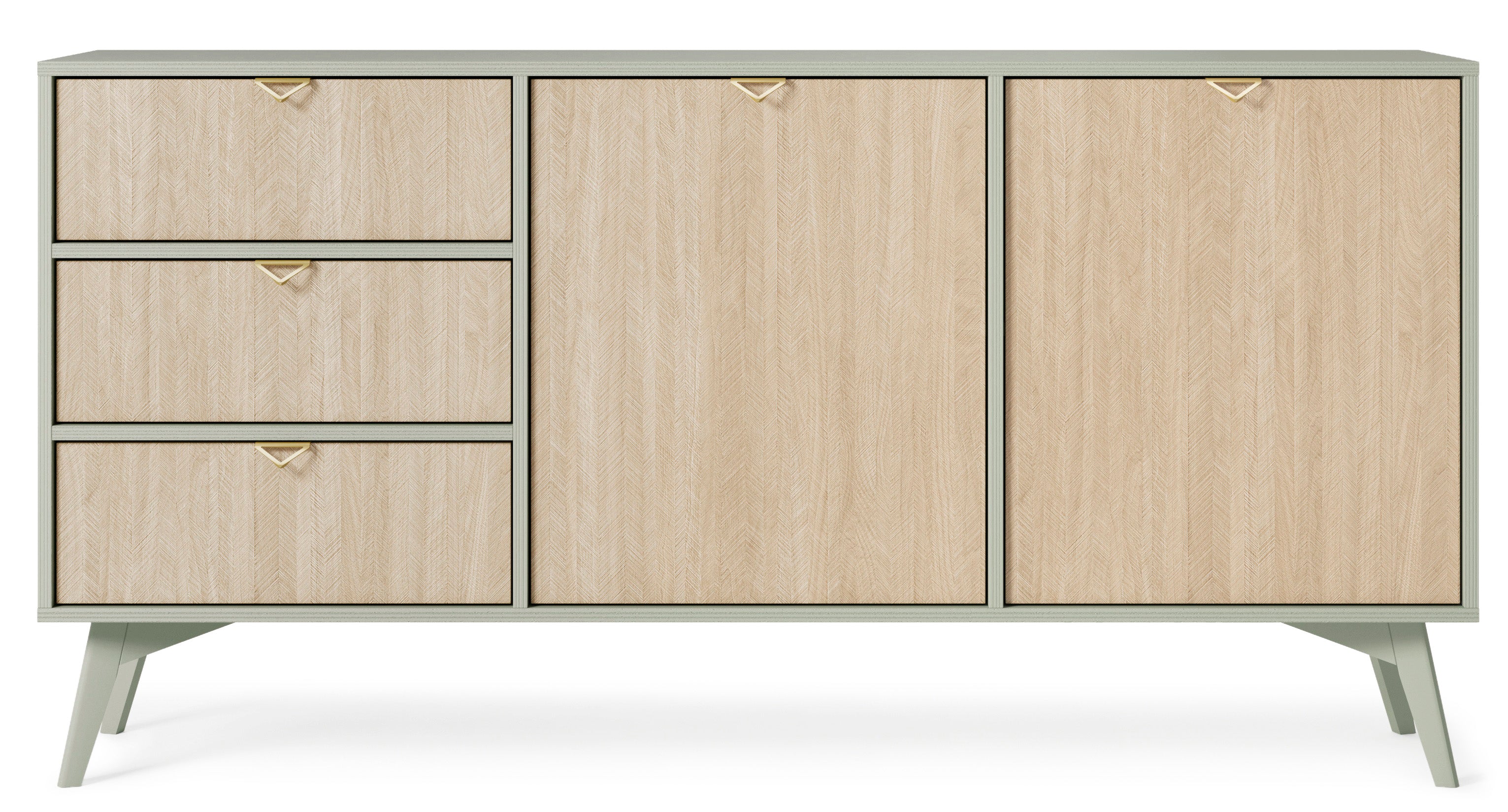Forest Dresser KSZ158 - Chest of Drawers Eucalyptus Green