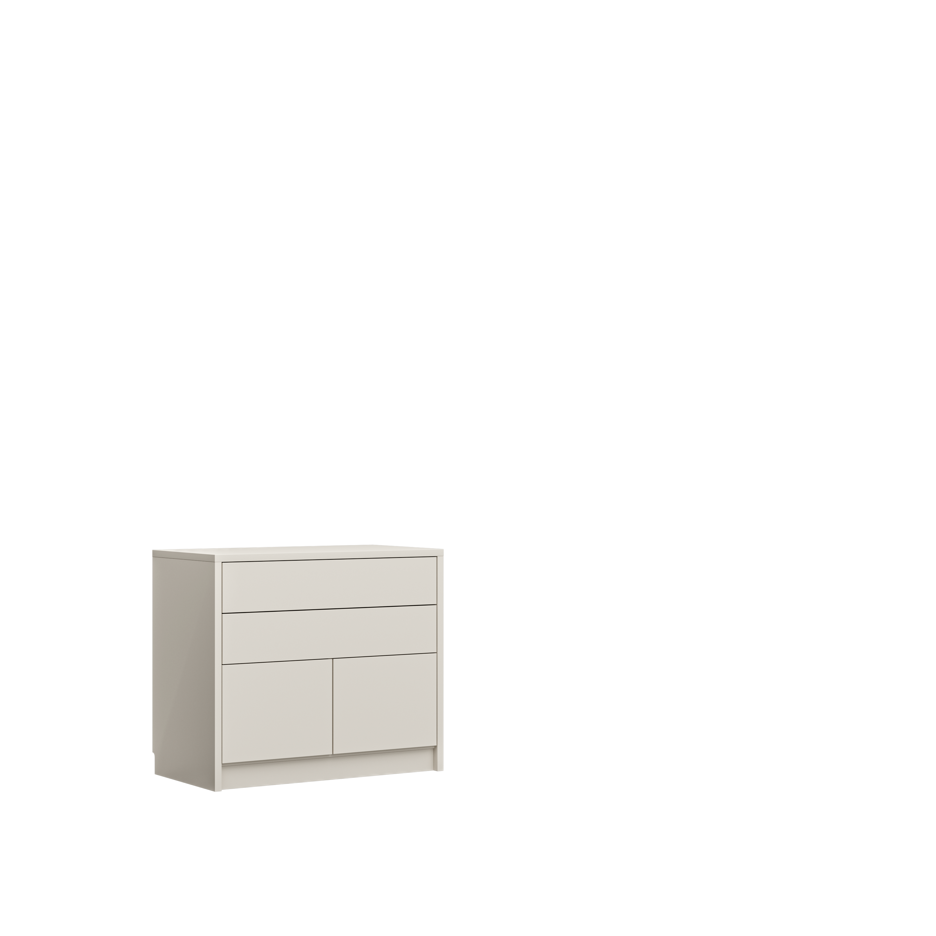 Customizable Genius Murphy Bed Furniture Set 120 × 200 cm – Cashmere