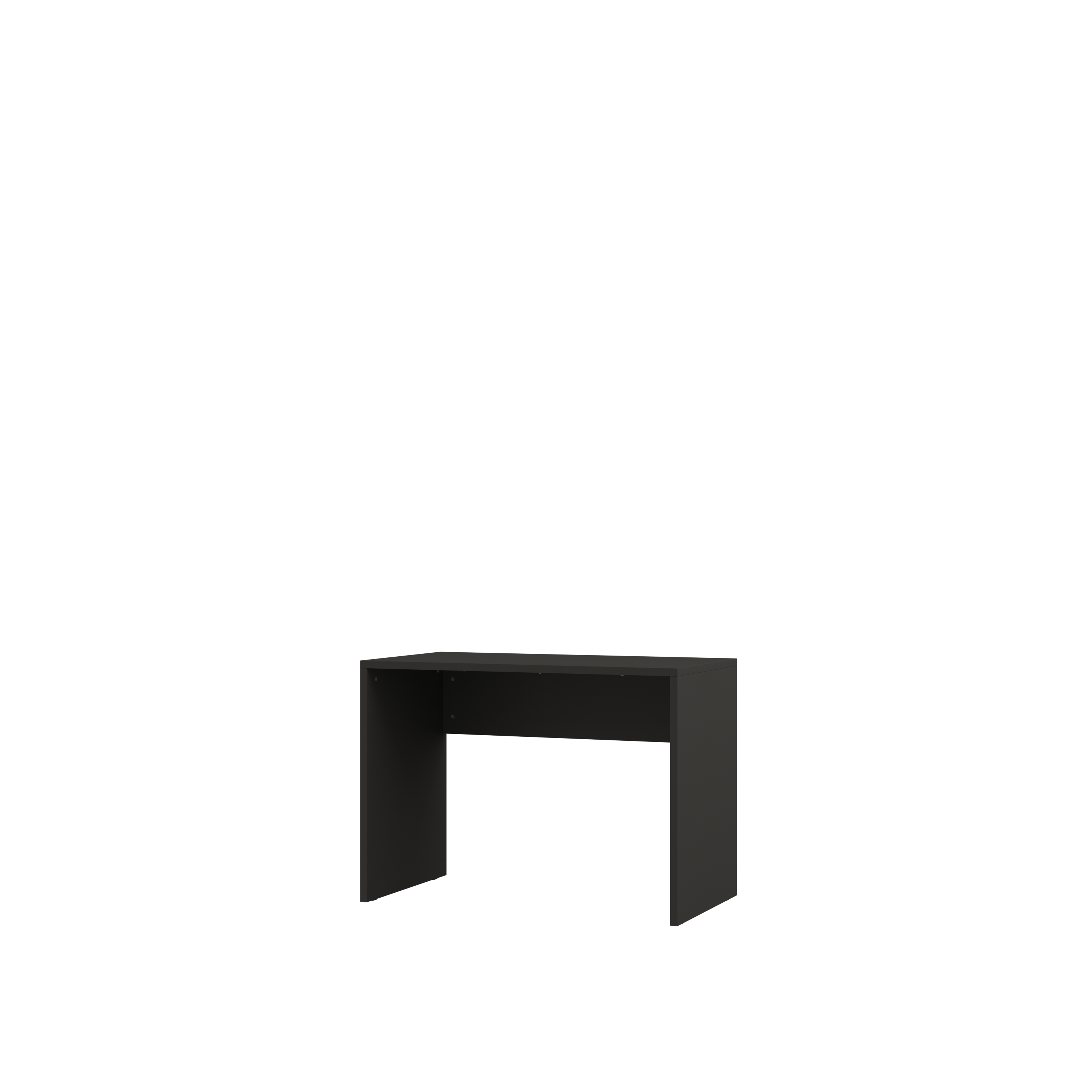 Customizable Genius Murphy Bed with Sofa Set 160 x 200 cm Black Lancelot Oak, LED Lighting