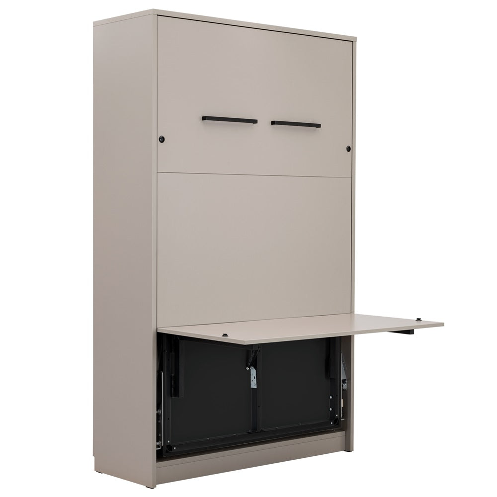 Genius Vertical Murphy bed with desk and a 120 cm mattress width (GS-P-V-B-120)