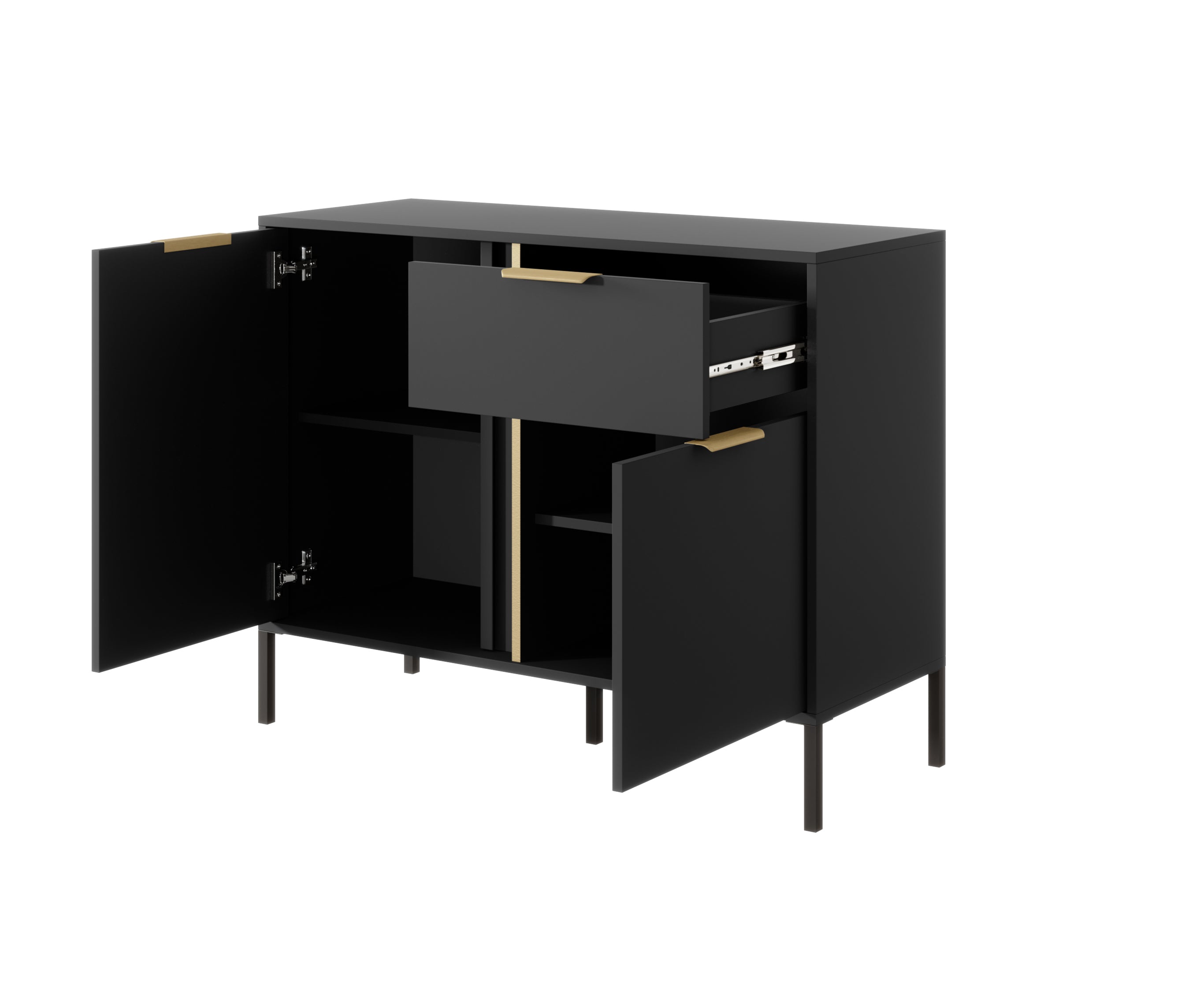 Lask Lars – Compact Sideboard with 2 Doors and 1 Drawer