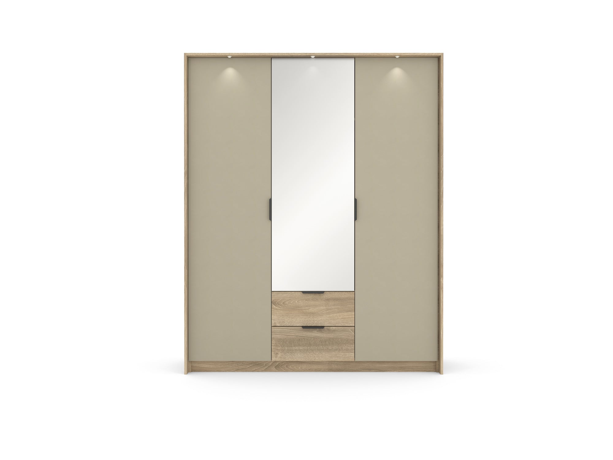 Lask Letto – 3-Door Wardrobe with 2 Drawers