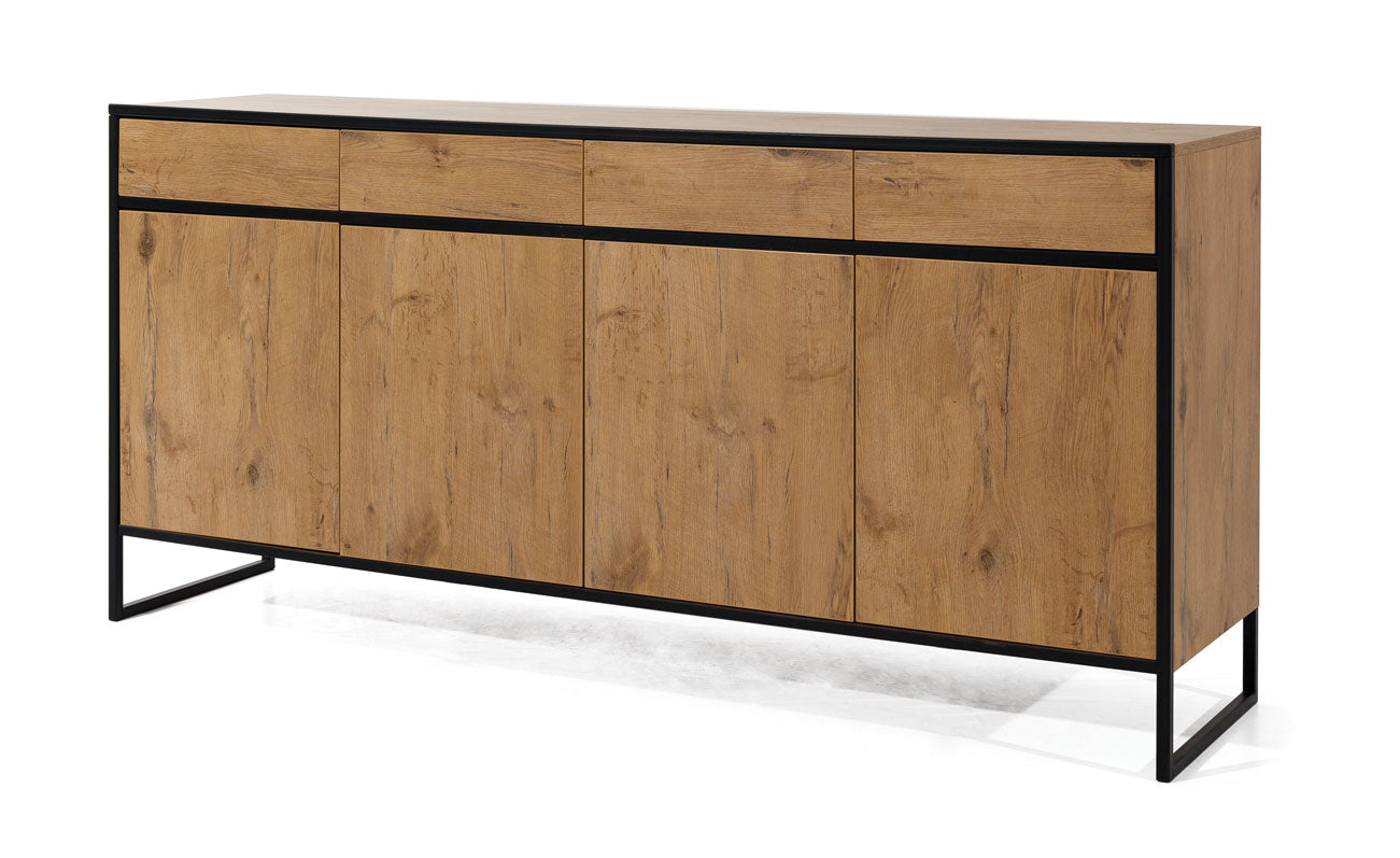NE Loft Sideboard – 4 Doors & 4 Drawers – 190 cm