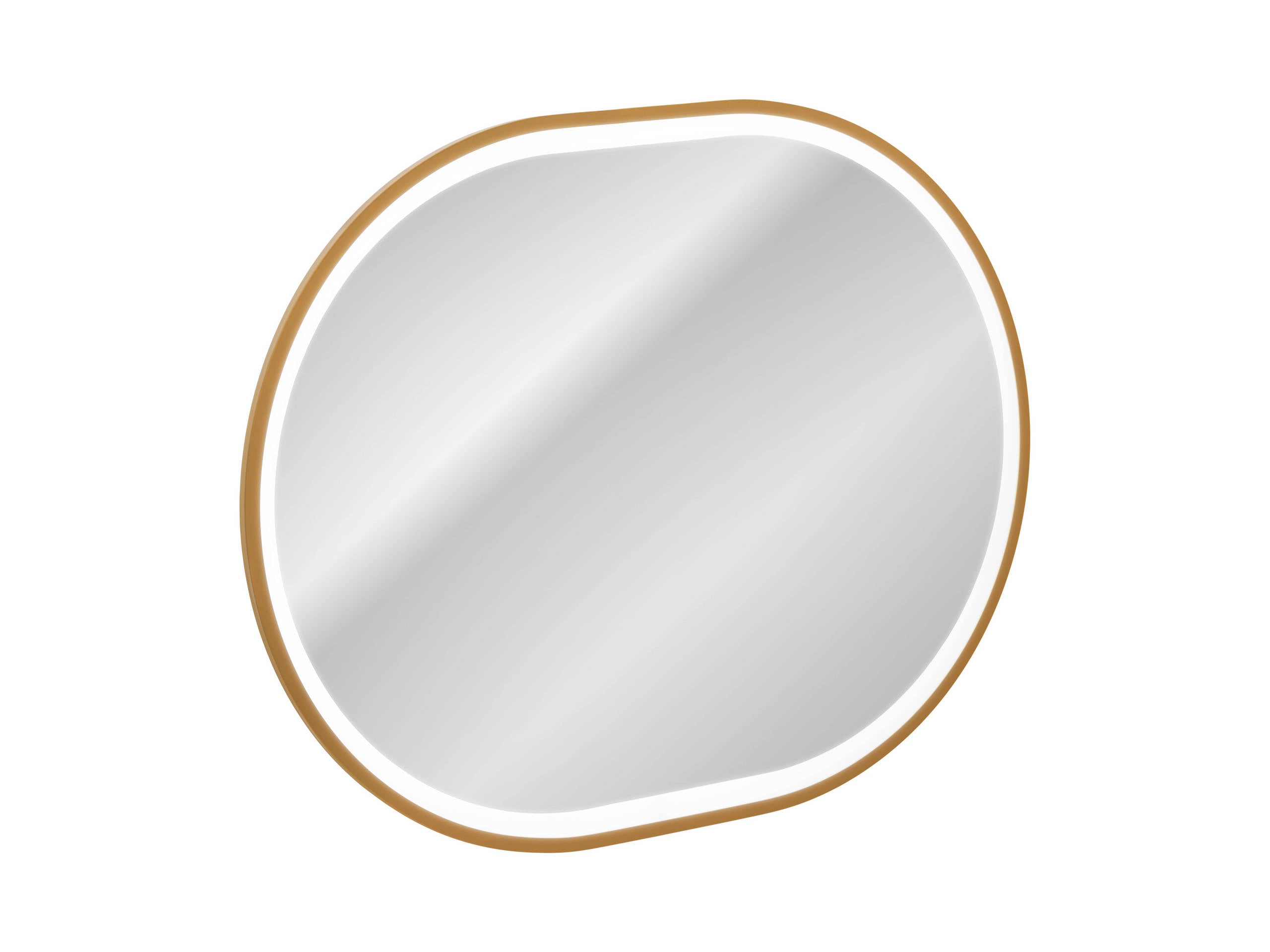 Apollo 2 Gold LED Mirror – 70 x 90 cm