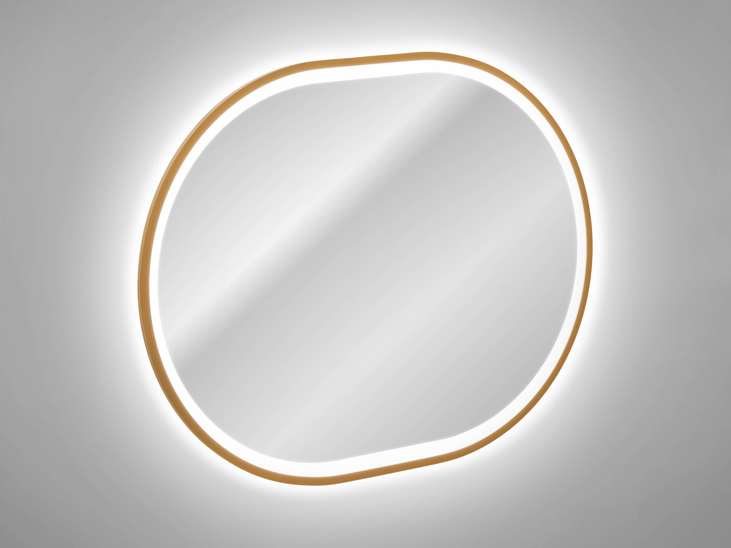 Apollo 2 Gold LED Mirror – 70 x 90 cm