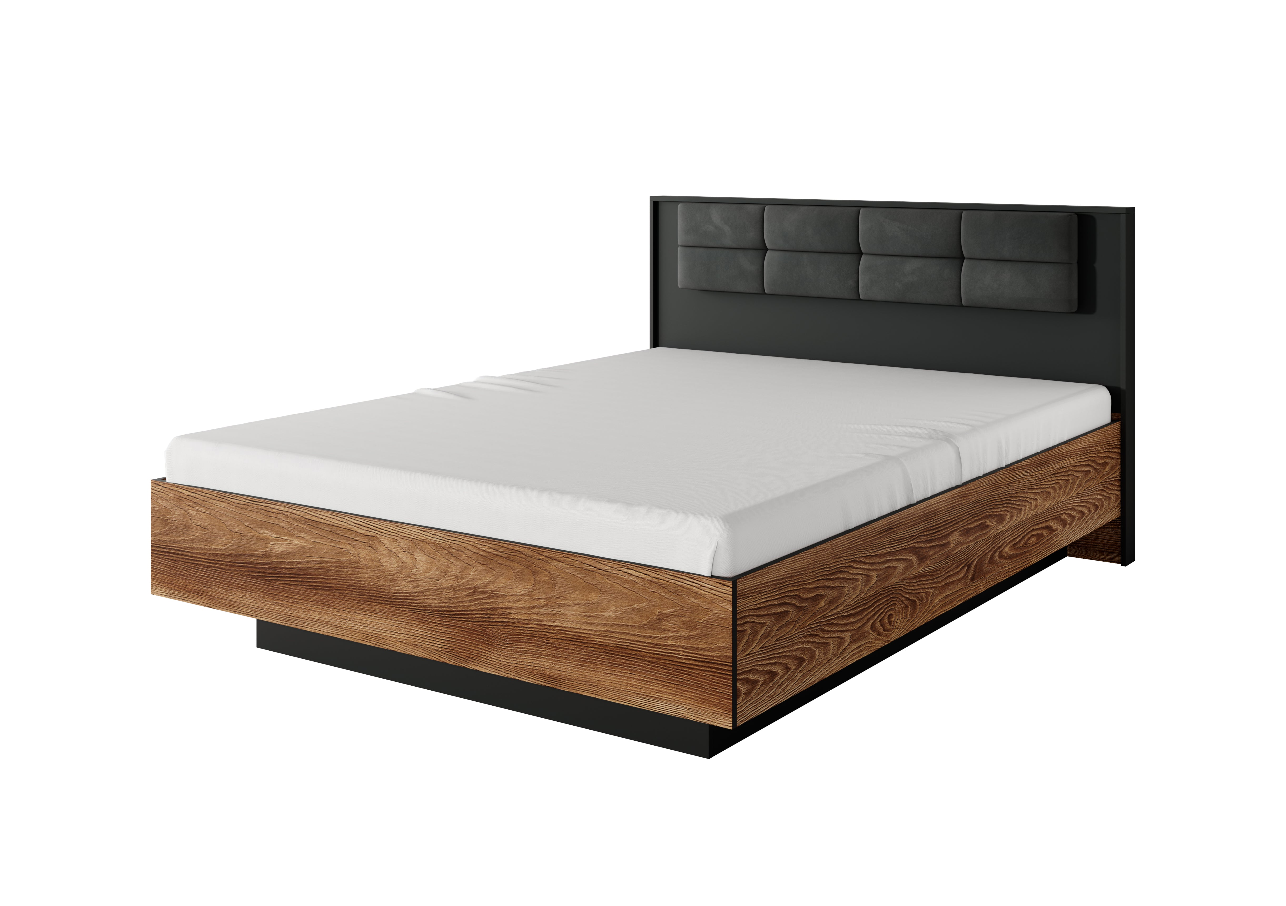 Lask Milton – Bed with Nightstands