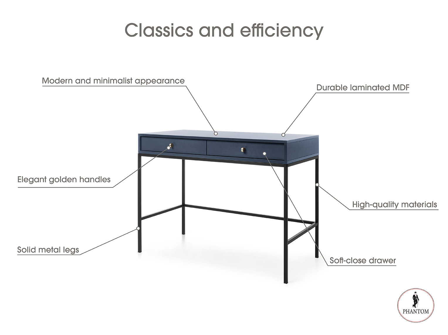 Mono Vanity Table Beige