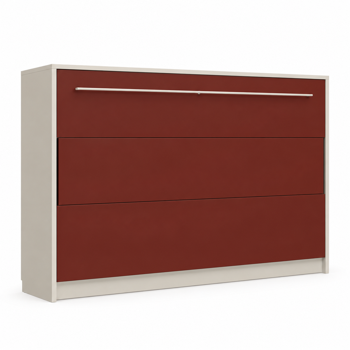Customizable Genius COMFORT Horizontal Murphy Bed Furniture Set 140 × 200 cm – Cashmere
