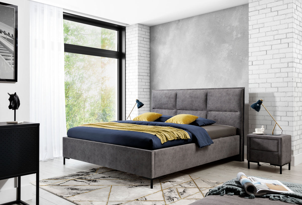 NORD Upholstered Bed 140 / 160 / 180 cm – Choose Your Configuration