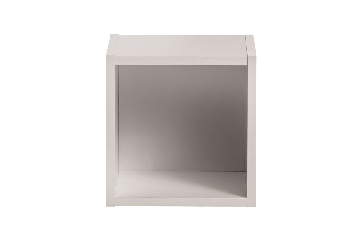 Nova Cashmere Qubik Open Wall Shelf – Cashmere Matt, 27 cm