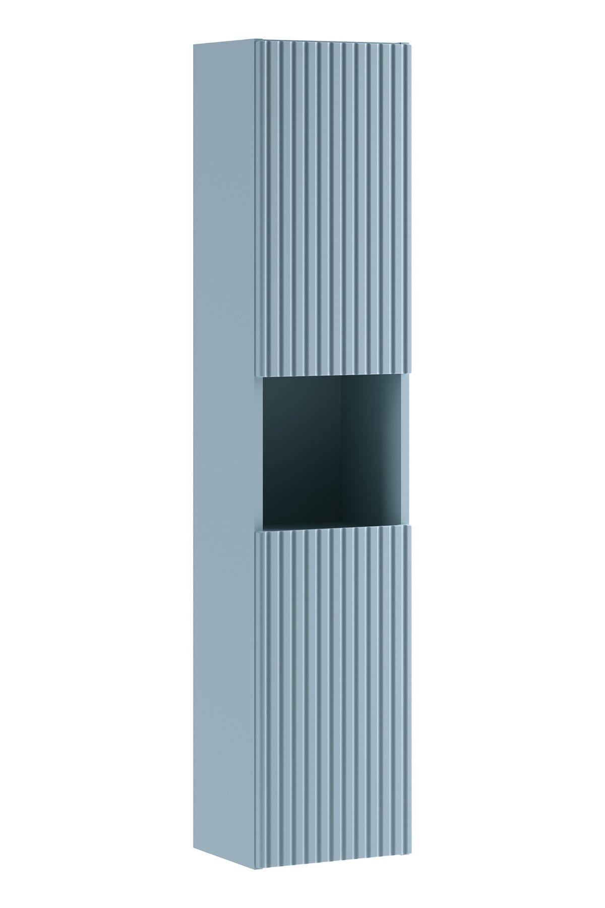 Nova Denim Tall Cabinet 2 Doors – Denim Blue, 30 cm
